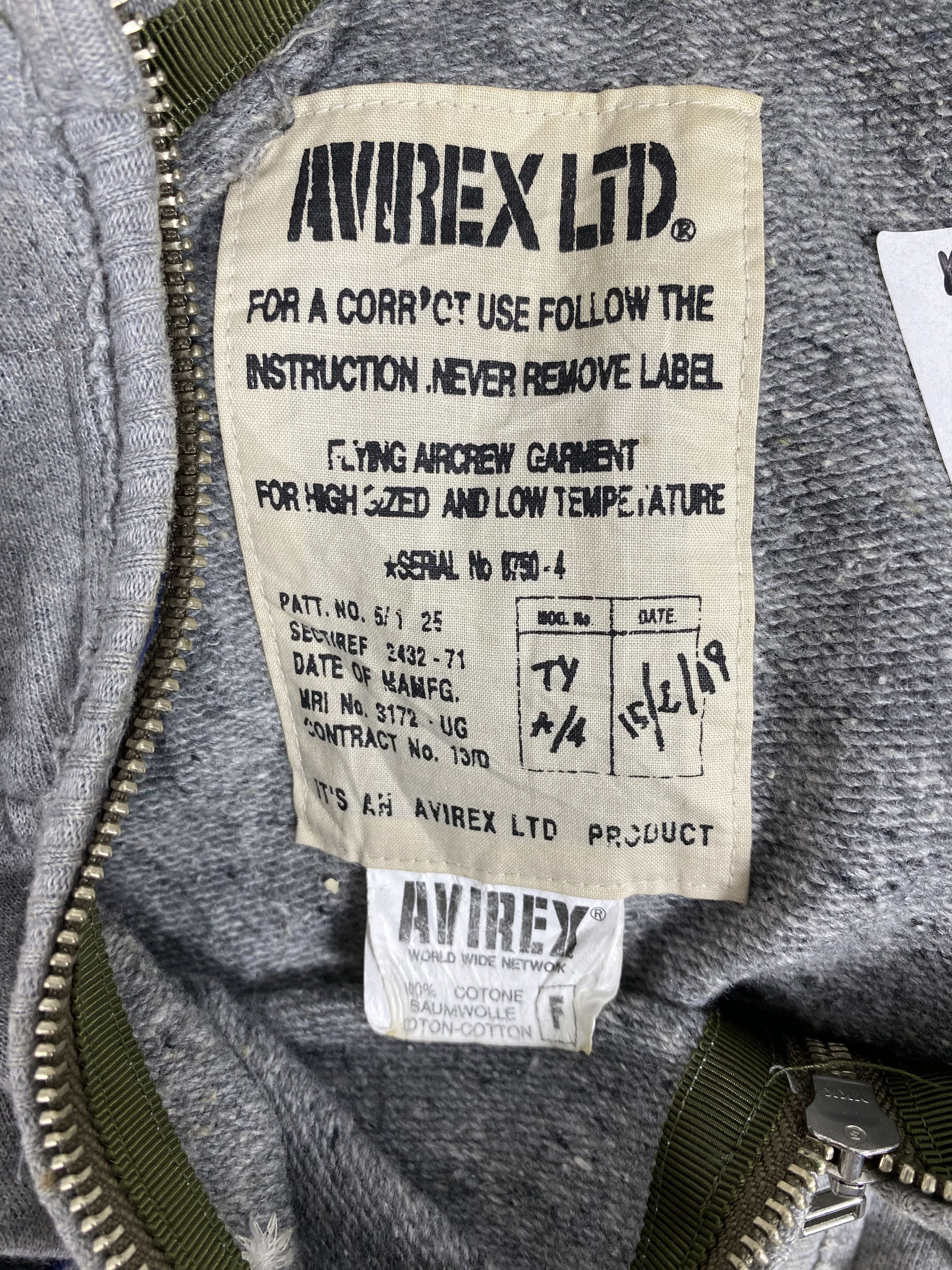 Avirex Vintage Avirex Zipper Hoodie Sweaters PS0068 Size US M / EU 48-50 / 2 - 12 Thumbnail