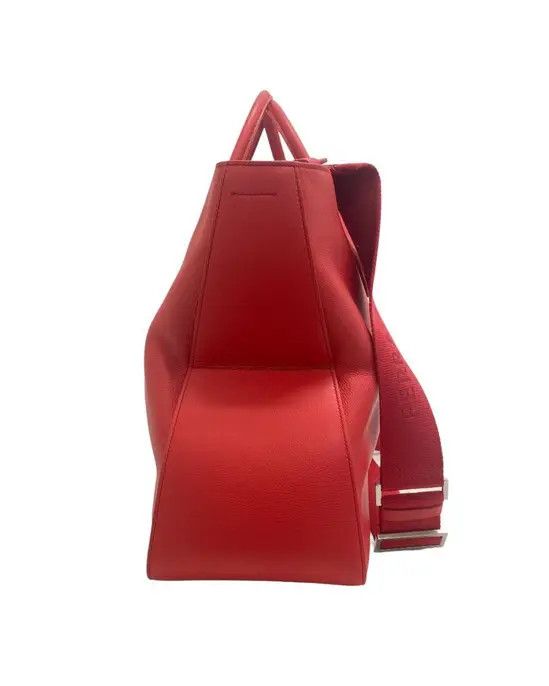 Salvatore Ferragamo o1s1rm0526 Size : OS / Leather Tote Bag in Red Size ONE SIZE - 3 Thumbnail