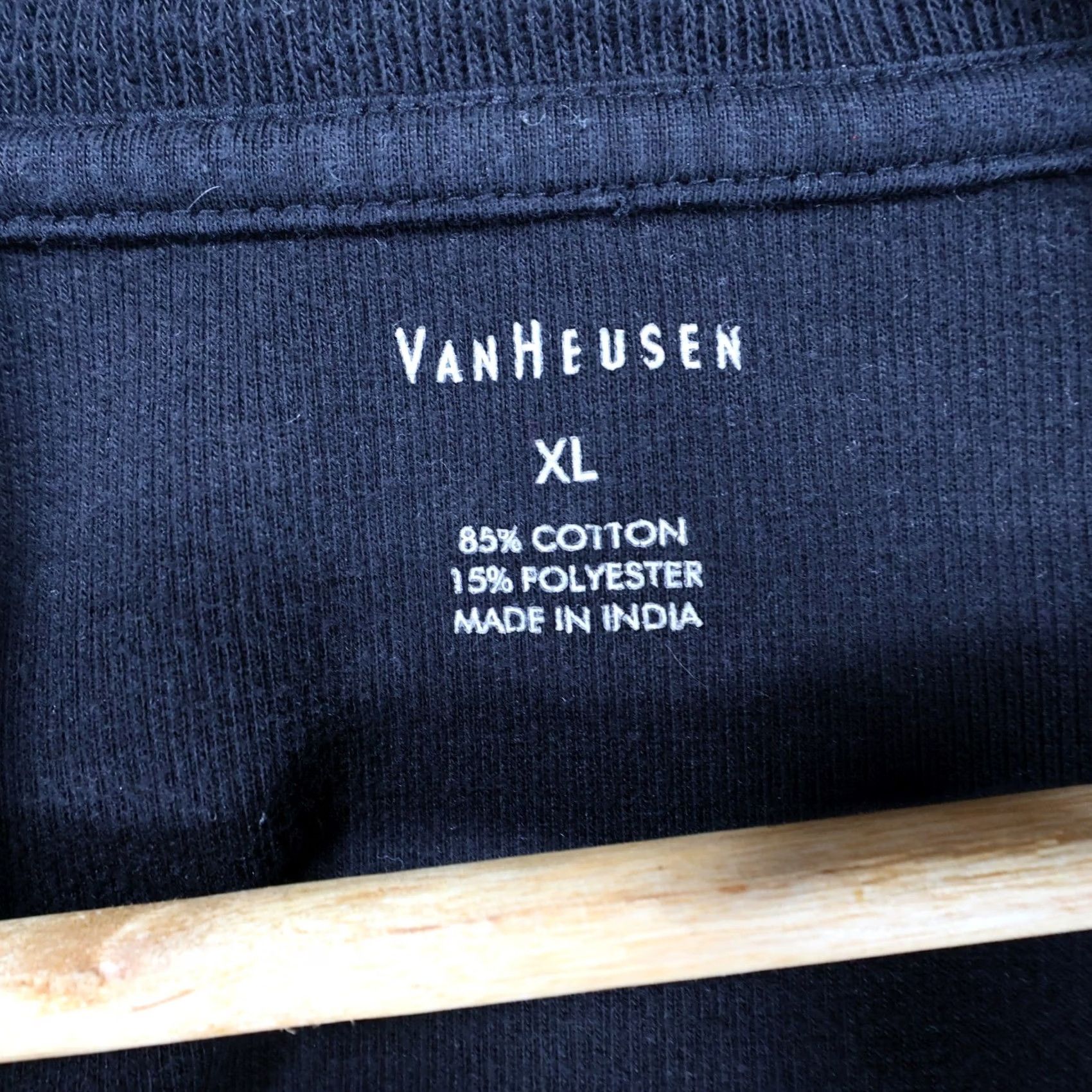 Van Heusen Van Heusen Pullover Mens XL Charcoal Grey Quarter Zip Ribbed Texture Excellent Size US XL / EU 56 / 4 - 7 Thumbnail