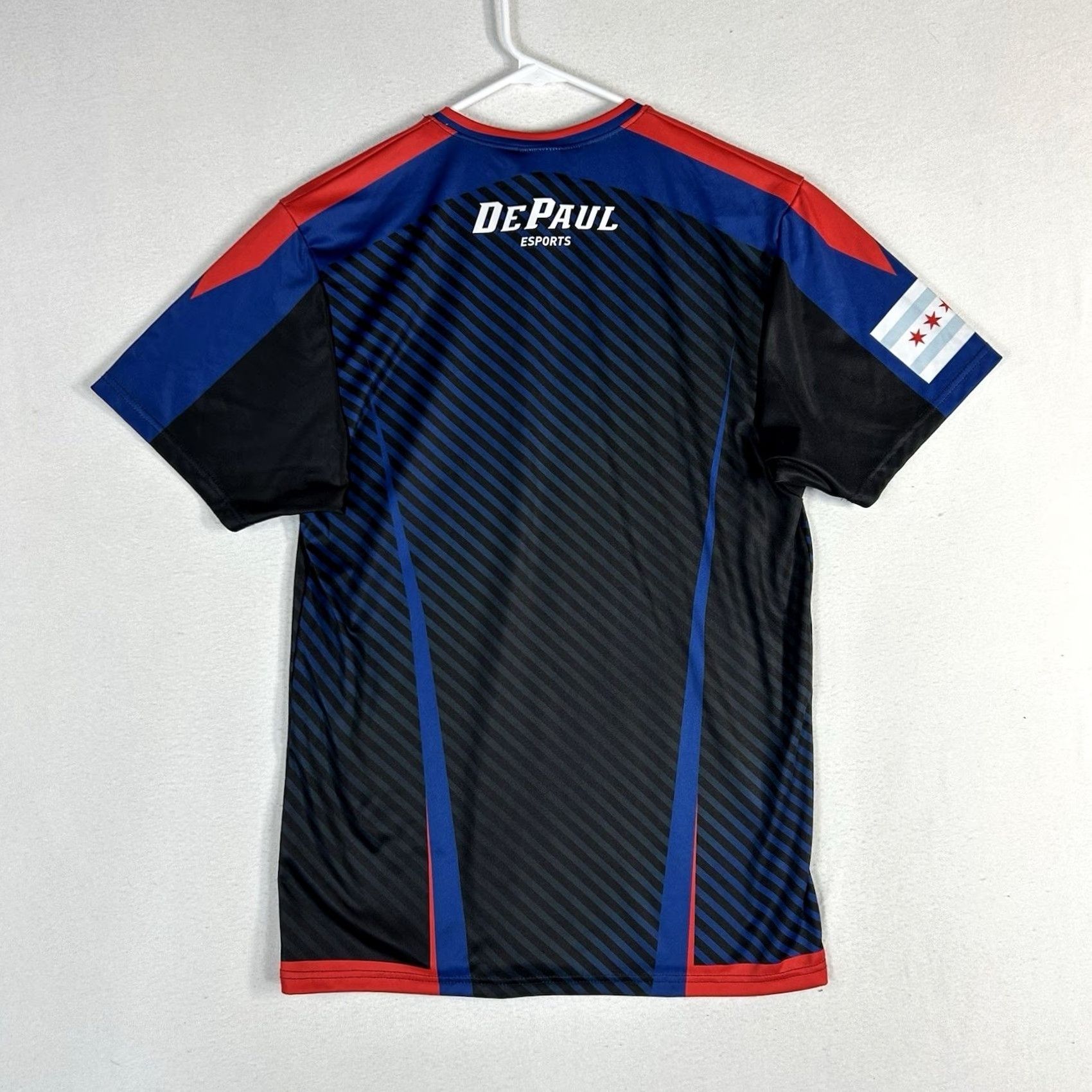 Vintage DePaul University Soccer Jersey Shirt Men's Small Collegiate NCAA Blue Demon Tee Size US S / EU 44-46 / 1 - 4 Thumbnail