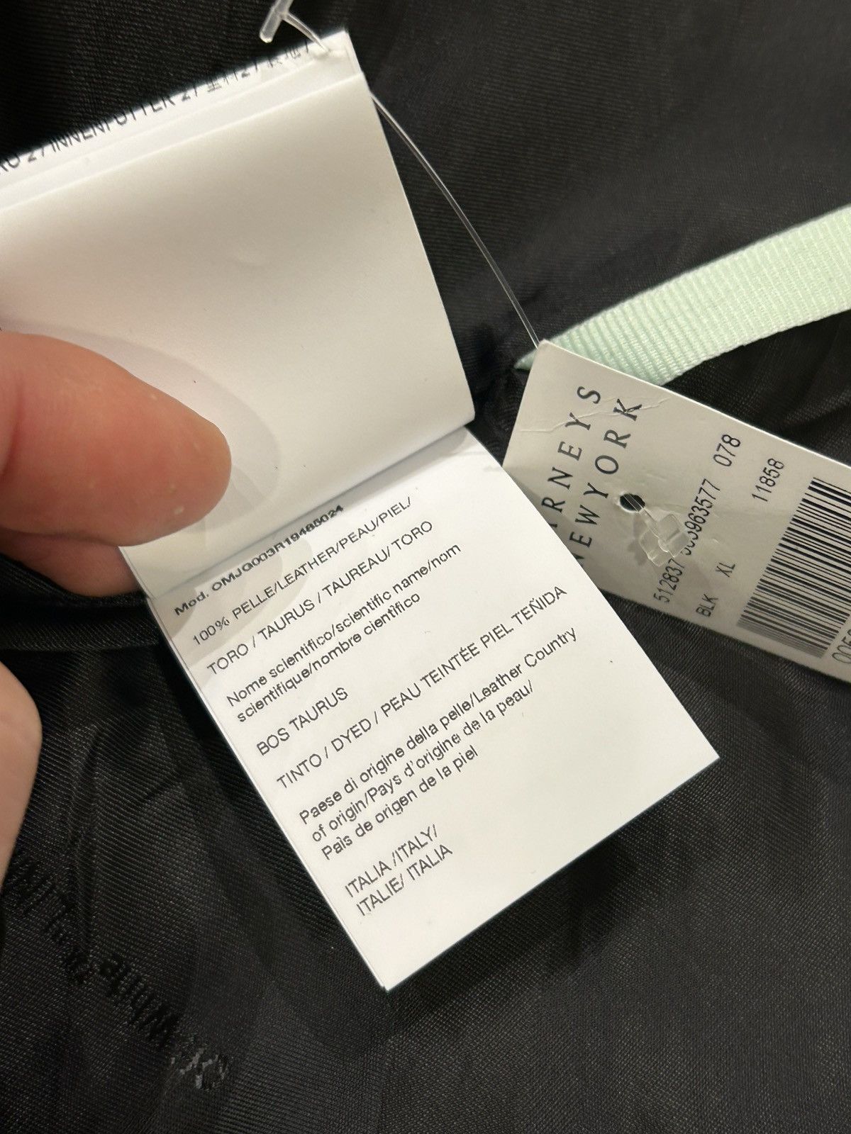 Off-White Off-White Leather Biker Jacket - Black Size US XL / EU 56 / 4 - 10 Thumbnail