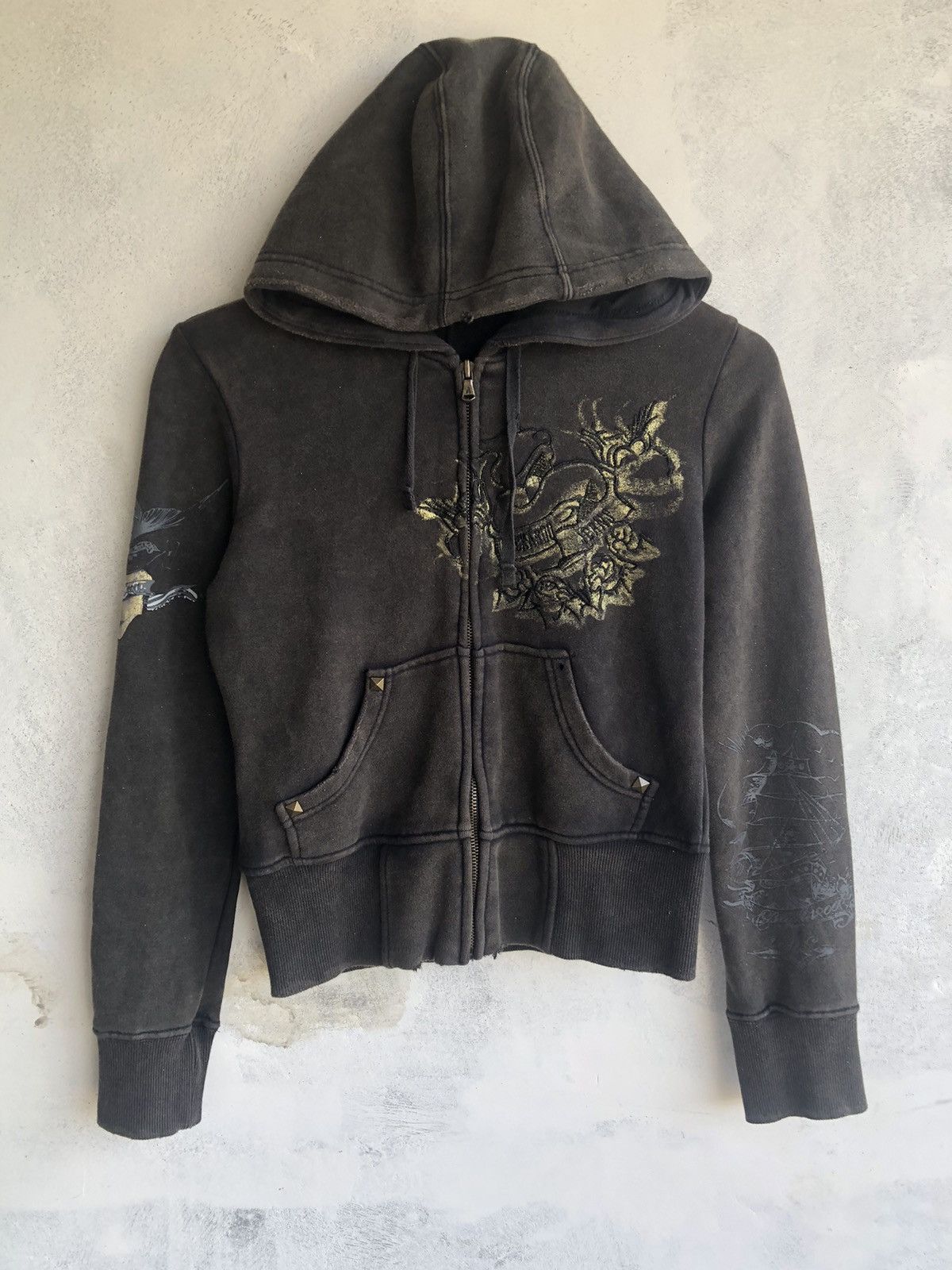 ★BUCKAROO★ Out Pocket Hood JP Dark Khaki B245JP400P khaki-polyamide-buckaroo-
