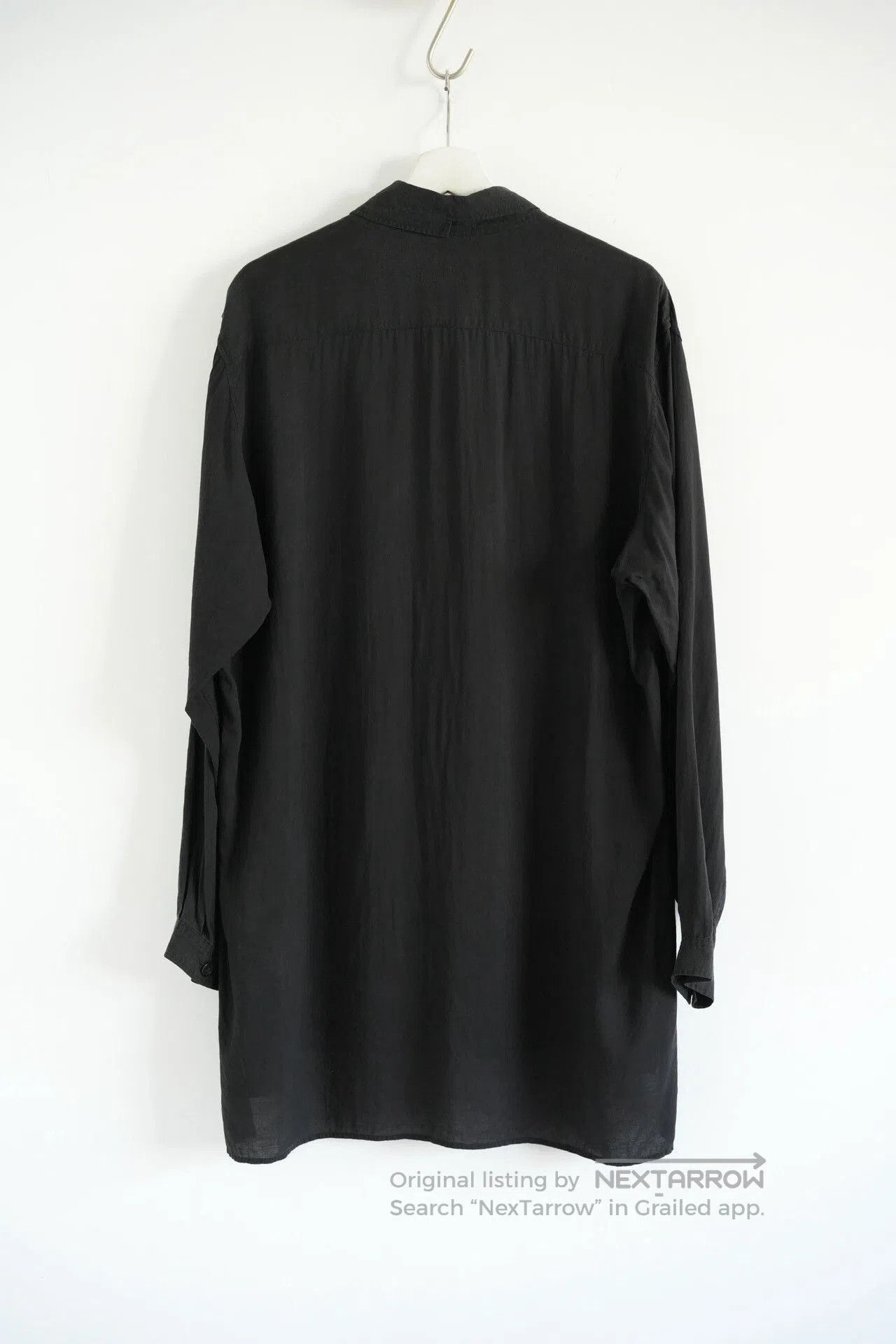 Yohji Yamamoto asymmetrical collar tencel shirt by yohji yamamoto. Size US M / EU 48-50 / 2 - 2 Thumbnail
