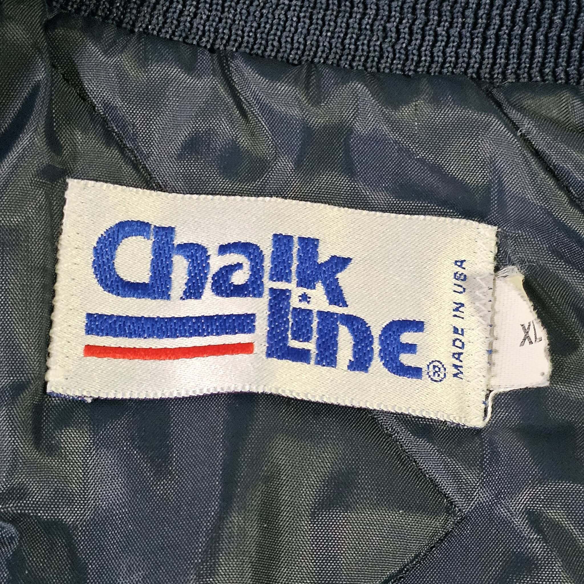 Chalk Line Georgetown Hoyas Vintage 90s Chalk Line Satin Bomber Jacket Size US XL / EU 56 / 4 - 5 Thumbnail