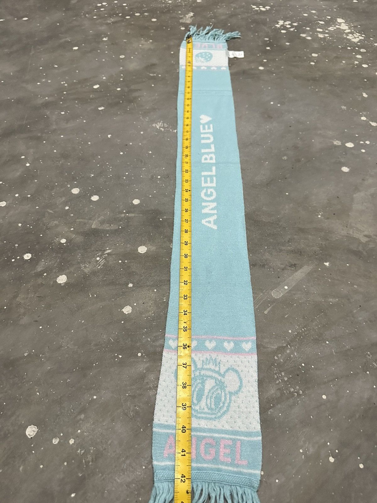 Japanese Brand Angel Blue Scarf Size ONE SIZE - 12 Thumbnail