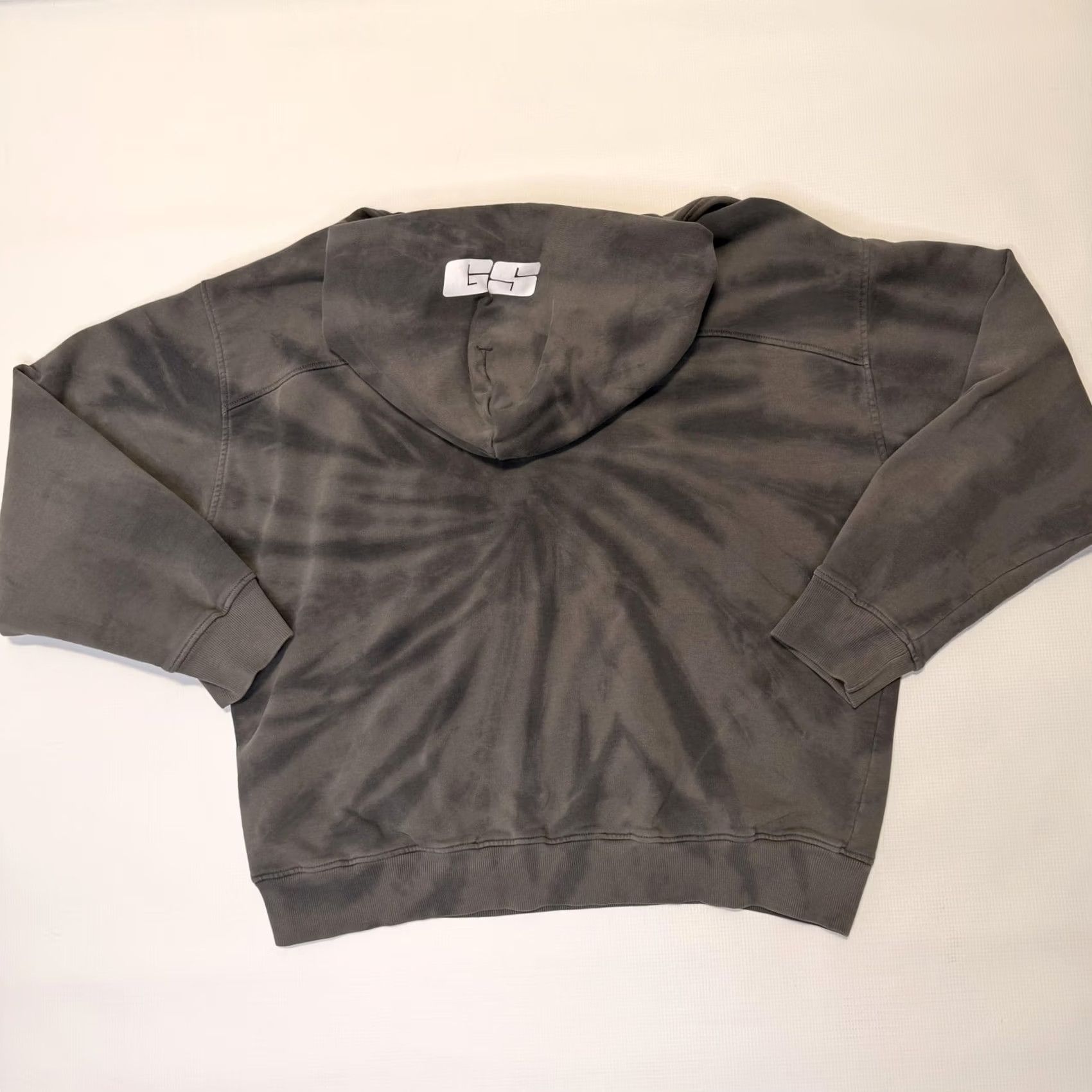 Gymshark Gymshark Hoodie Mens M Gray Tie Dye Pullover Sweatshirt Graphic Print Hooded Pockets Logo Size US M / EU 48-50 / 2 - 2 Thumbnail