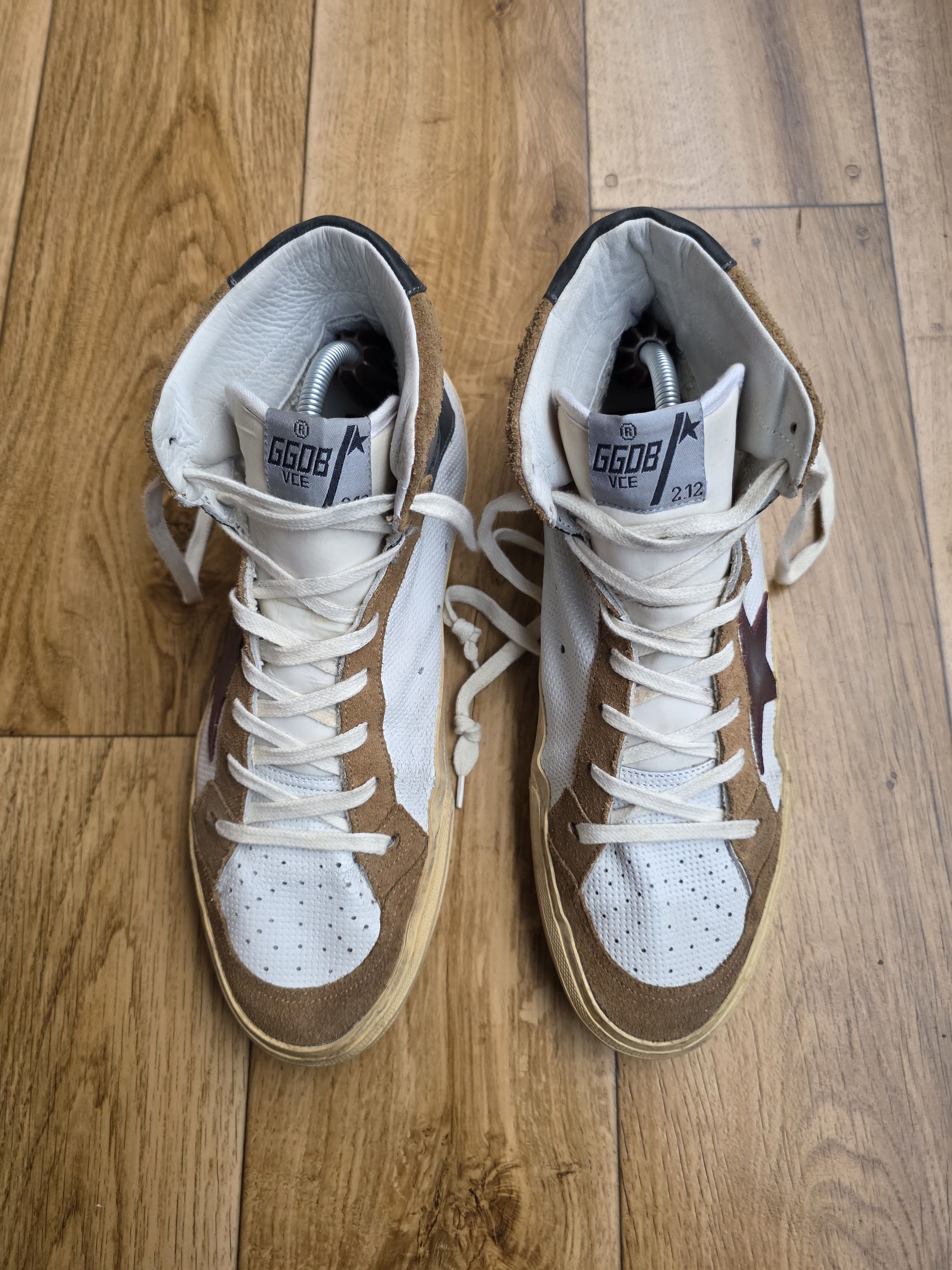Golden Goose Golden Goose VCE 2.12 High Top Sneakers Size US 9 / EU 42 - 1 Thumbnail