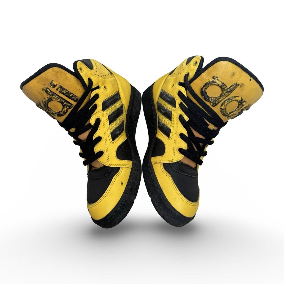 Adidas × Jeremy Scott Jeremy scott instinct hi yellow black Size US 8.5 / EU 41-42 - 6 Thumbnail