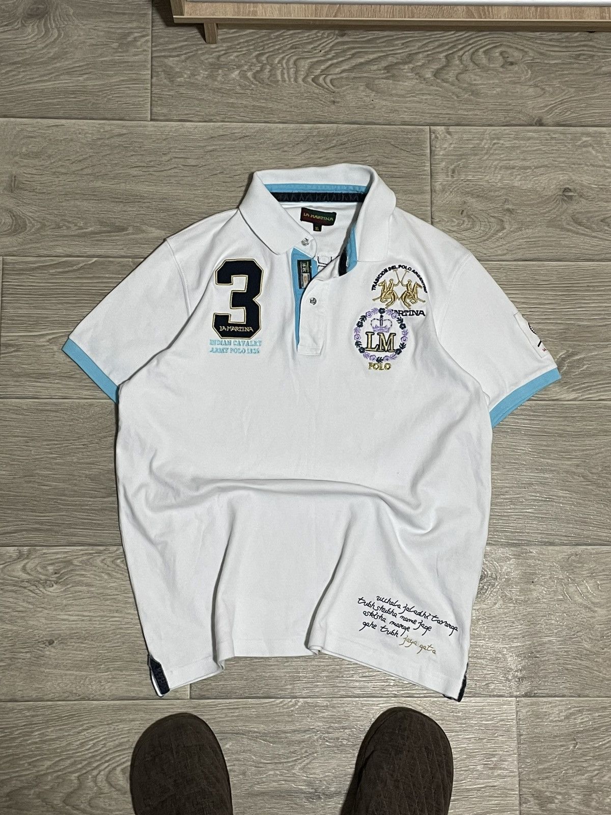 La Martina La Martina Jodhpur Polo Shirt Vintage Size US XL / EU 56 / 4 - 1 Thumbnail