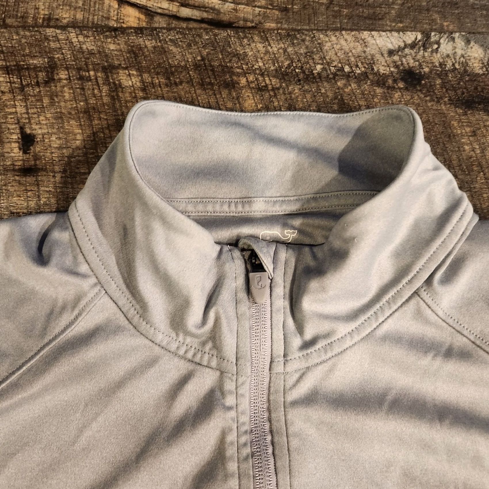 Vineyard Vines Vineyard Vines Pullover Athletic Golf 1/4 Zip Stretch Performance Mens XL Gray Size US XL / EU 56 / 4 - 5 Thumbnail