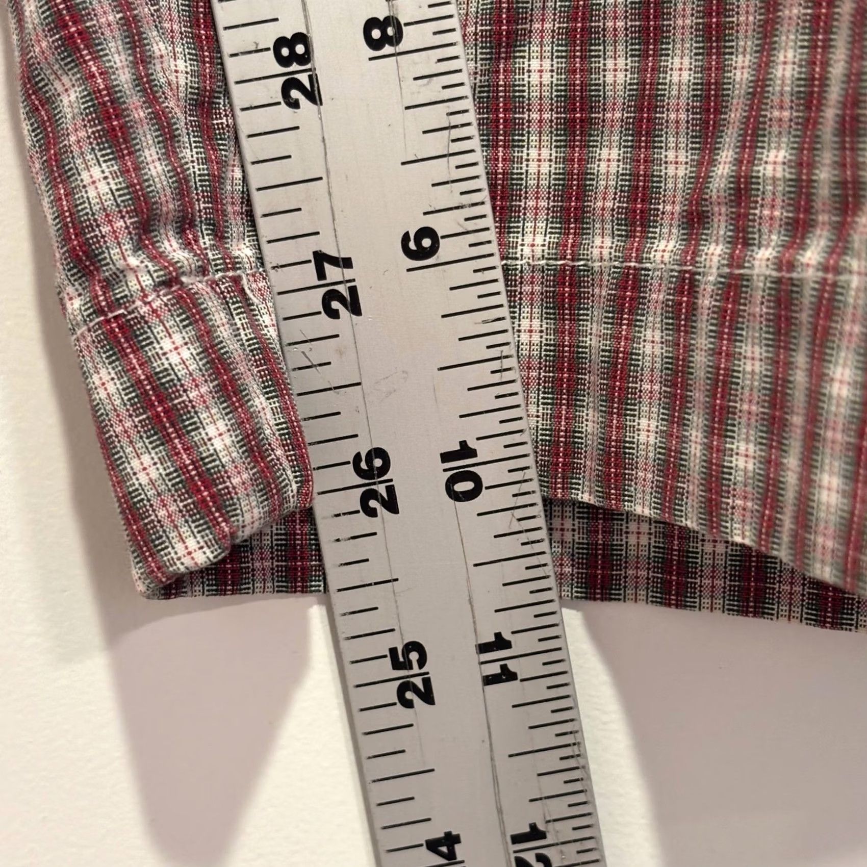 J.Crew J.Crew Mens Plaid Chino Shorts Red White 100% Cotton Size 34W 34 Inseam 9in Regular Fit Multicolor Beach Casual Summer Spring Mens Size US 34 / EU 50 - 6 Thumbnail