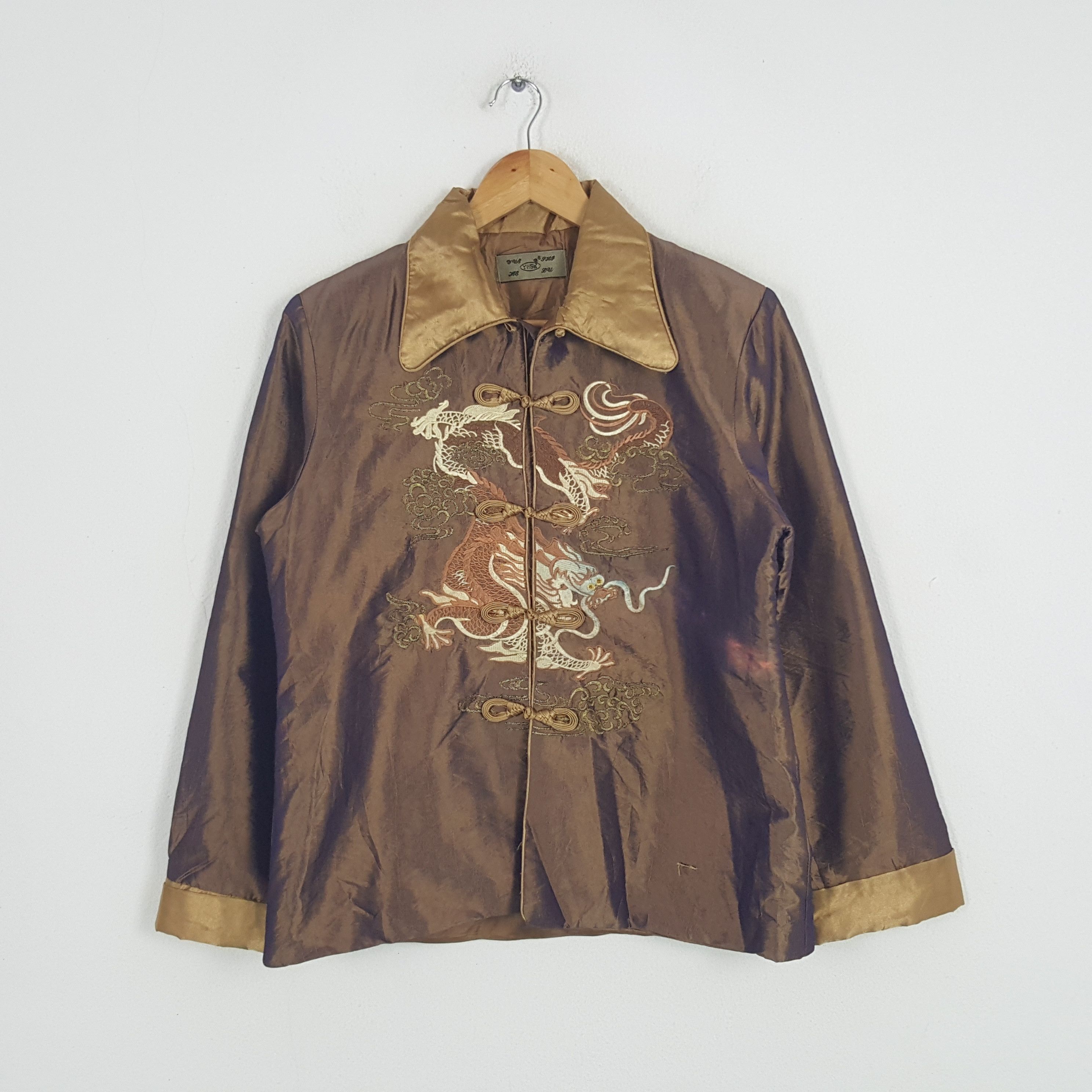 Japanese Brand × Vintage Vintage Sukajan Dragon Japanese Punk Style Jacket Size US S / EU 44-46 / 1 - 1 Thumbnail