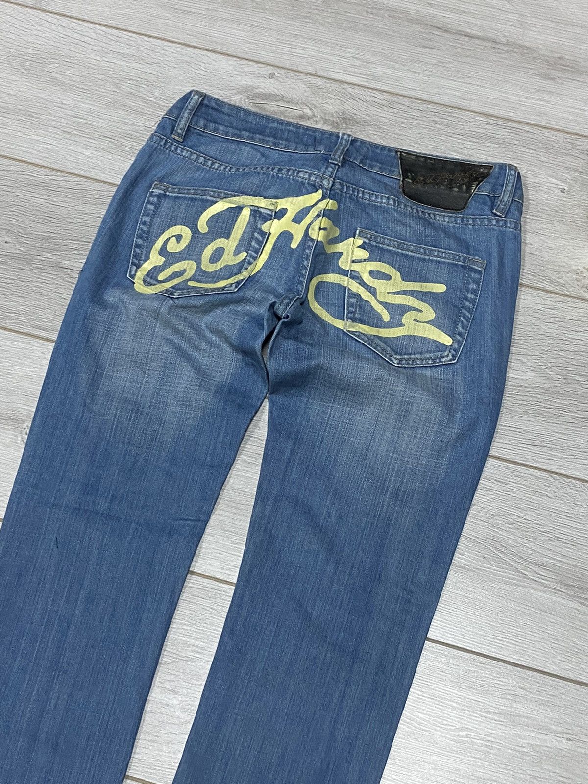 Ed Hardy Ed Hardy big logo vintage denim jeans Size 29" - 1 Thumbnail