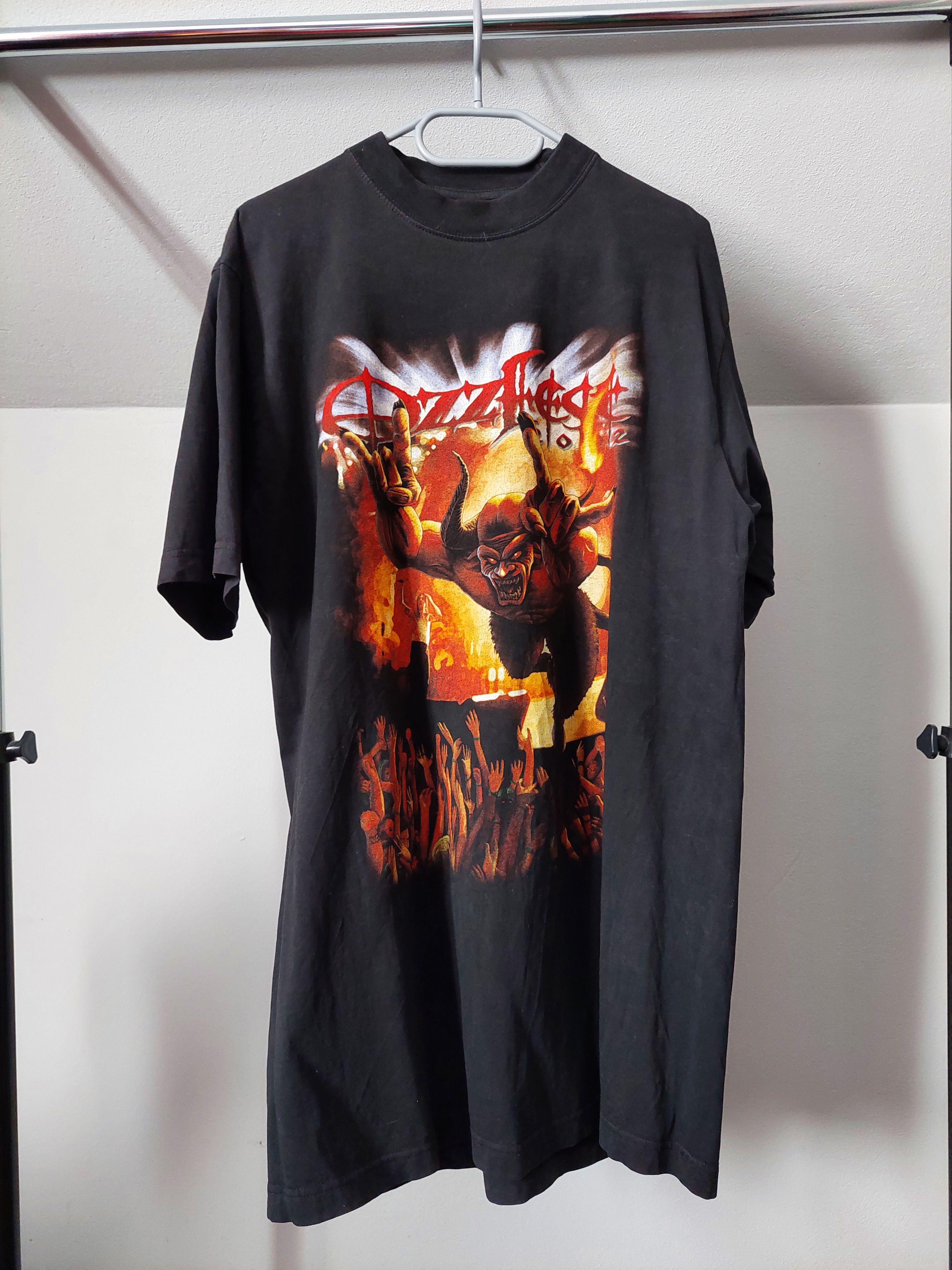 image of Band Tees x Vintage 2002 Ozzfest in Black, Men's (Size XL)