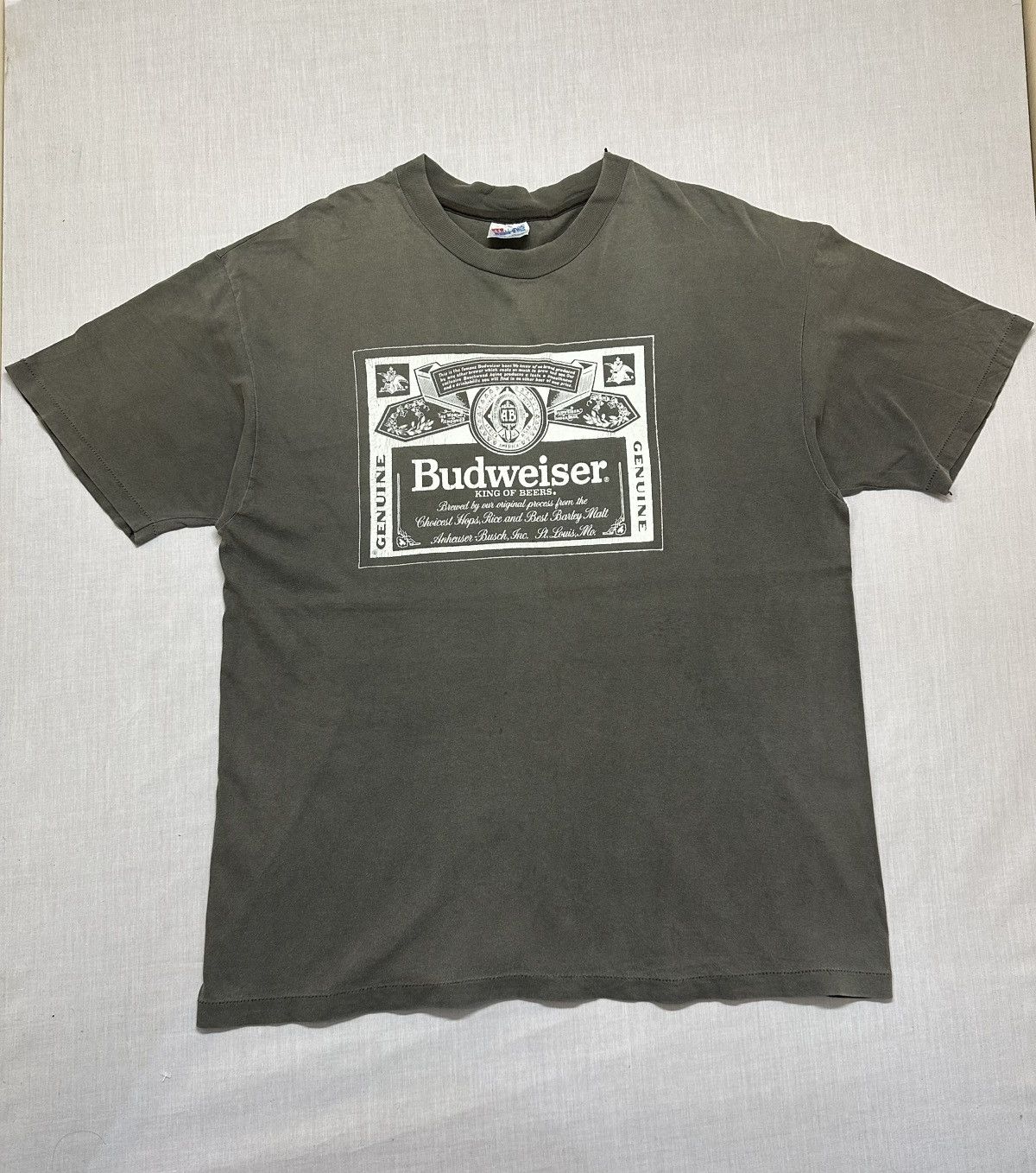 Budweiser vintage Budweiser t-shirt the classic "King of Beers". Size US XL / EU 56 / 4 - 1 Thumbnail