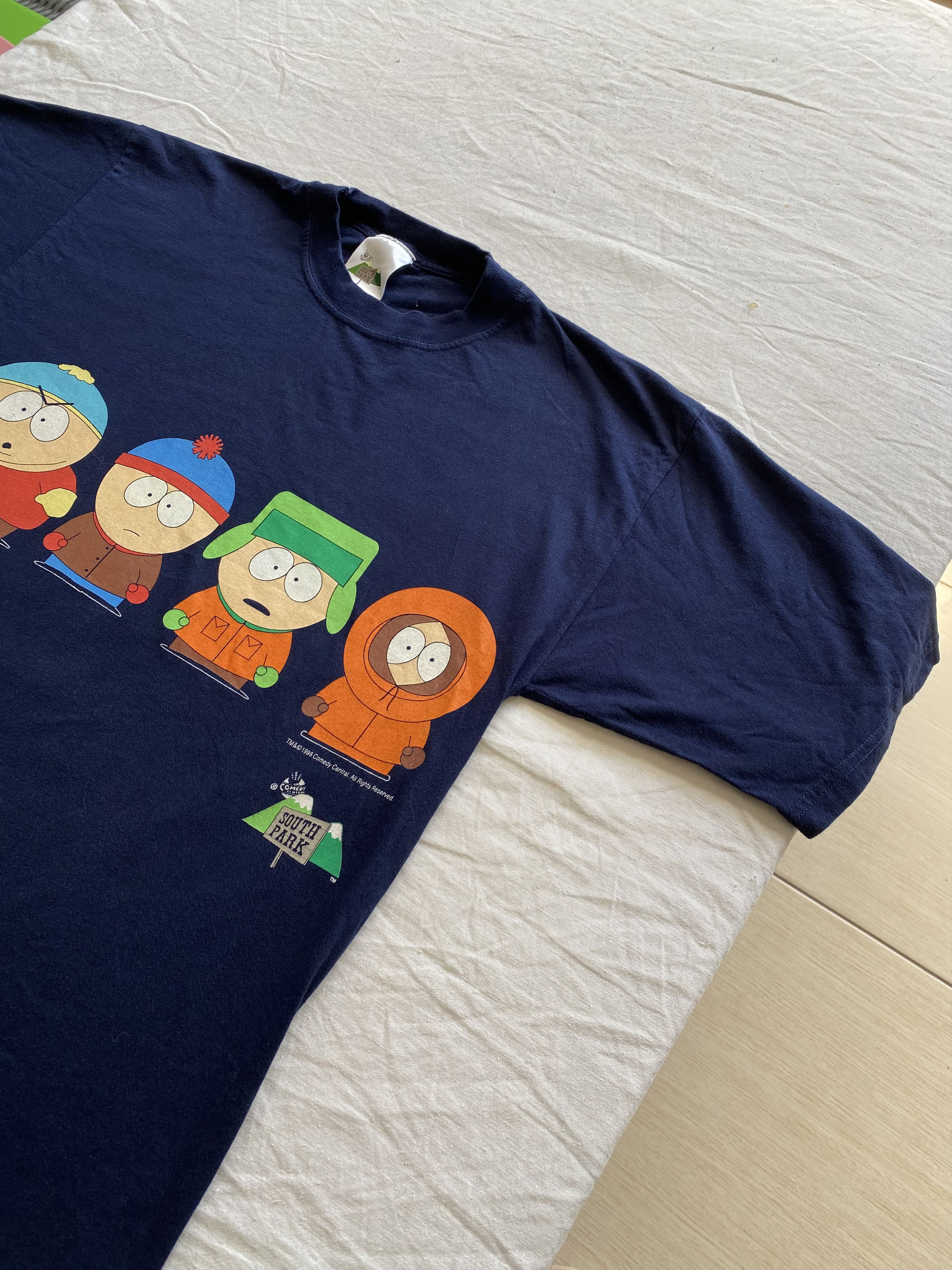 Cartoon Network South Park Vintage 1998 Navy Blue Cartoon Movie Tee Size US M / EU 48-50 / 2 - 17 Thumbnail