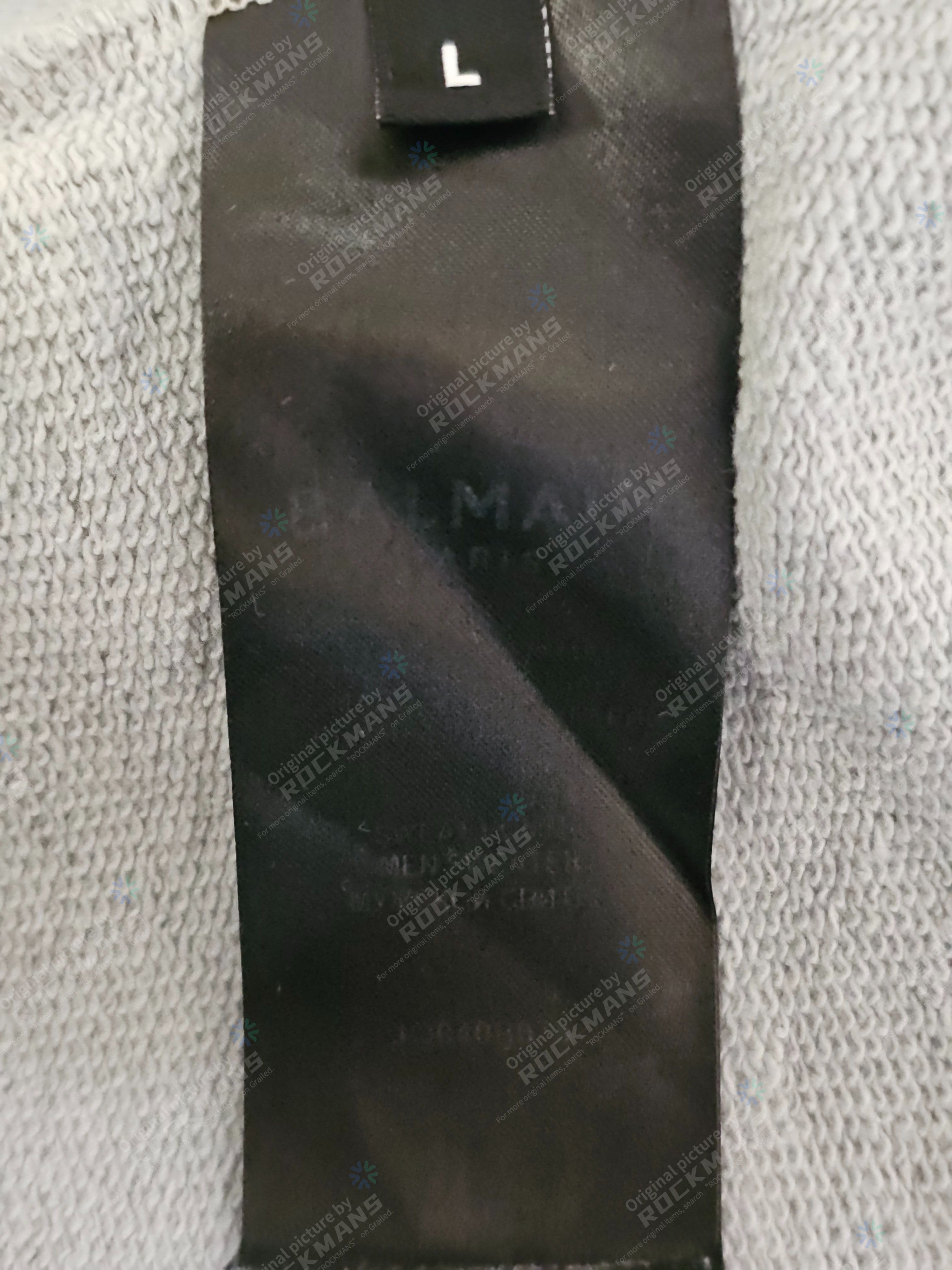 Balmain Balmain Flocked Logo Sweatshirt In Grey Size L Size US L / EU 52-54 / 3 - 5 Thumbnail