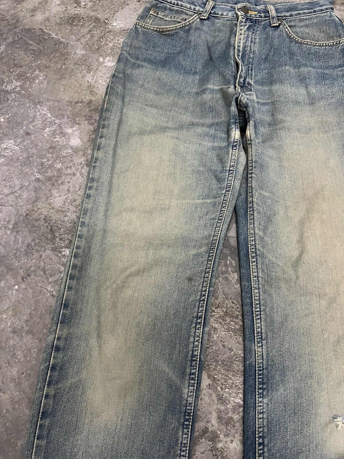 Japanese Brand LEE RIDERS DISTRESSED JEAN Size US 28 / EU 44 - 6 Thumbnail