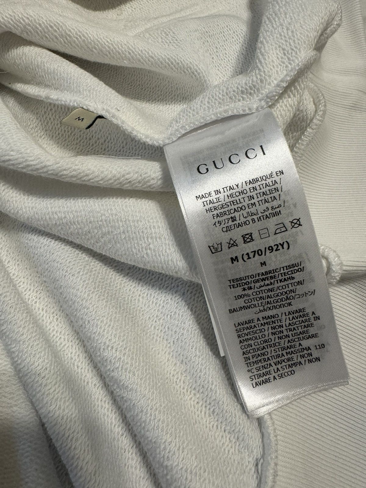 Gucci × Palace Palace x Gucci Printed Cotton Jersey Stud Sweatshirt -Size M Size US M / EU 48-50 / 2 - 10 Thumbnail