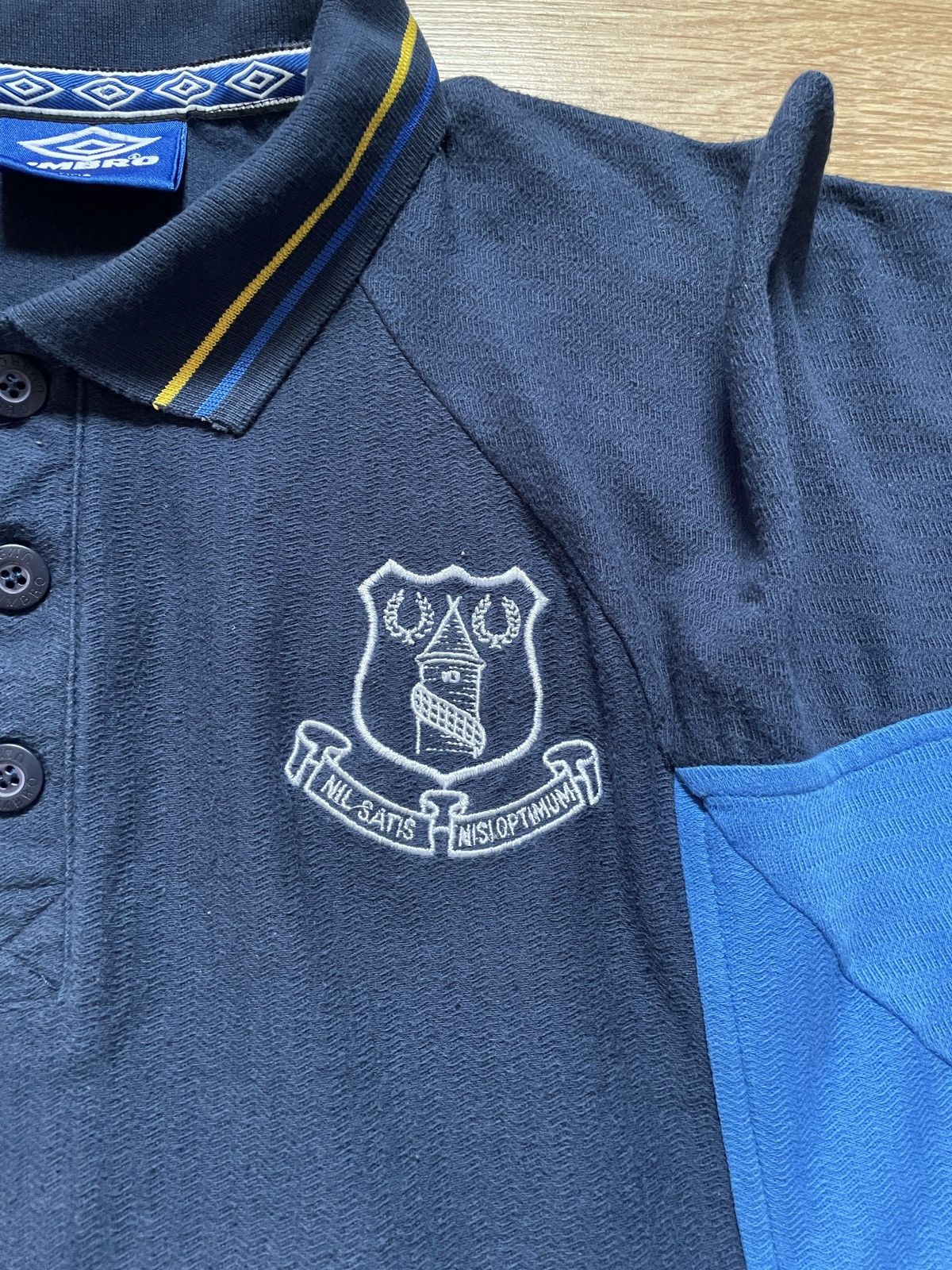 Umbro Vintage Everton Umbro 90’s EPL Polo T Shirt Football soccer Size US XXL / EU 58 / 5 - 8 Thumbnail