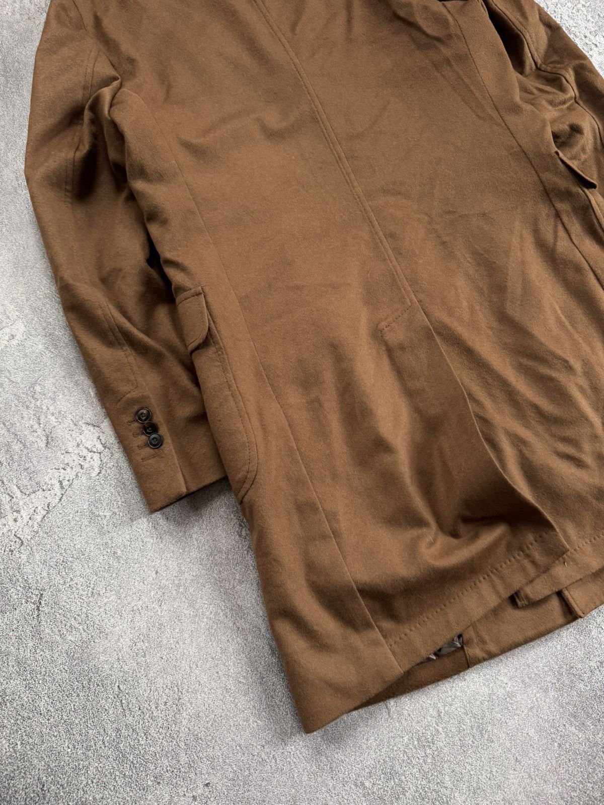 Designer × Massimo Dutti Massimo Dutti EUR48/USA38 brown coat wool long jacket blazer Size M / US 6-8 / IT 42-44 - 21 Thumbnail