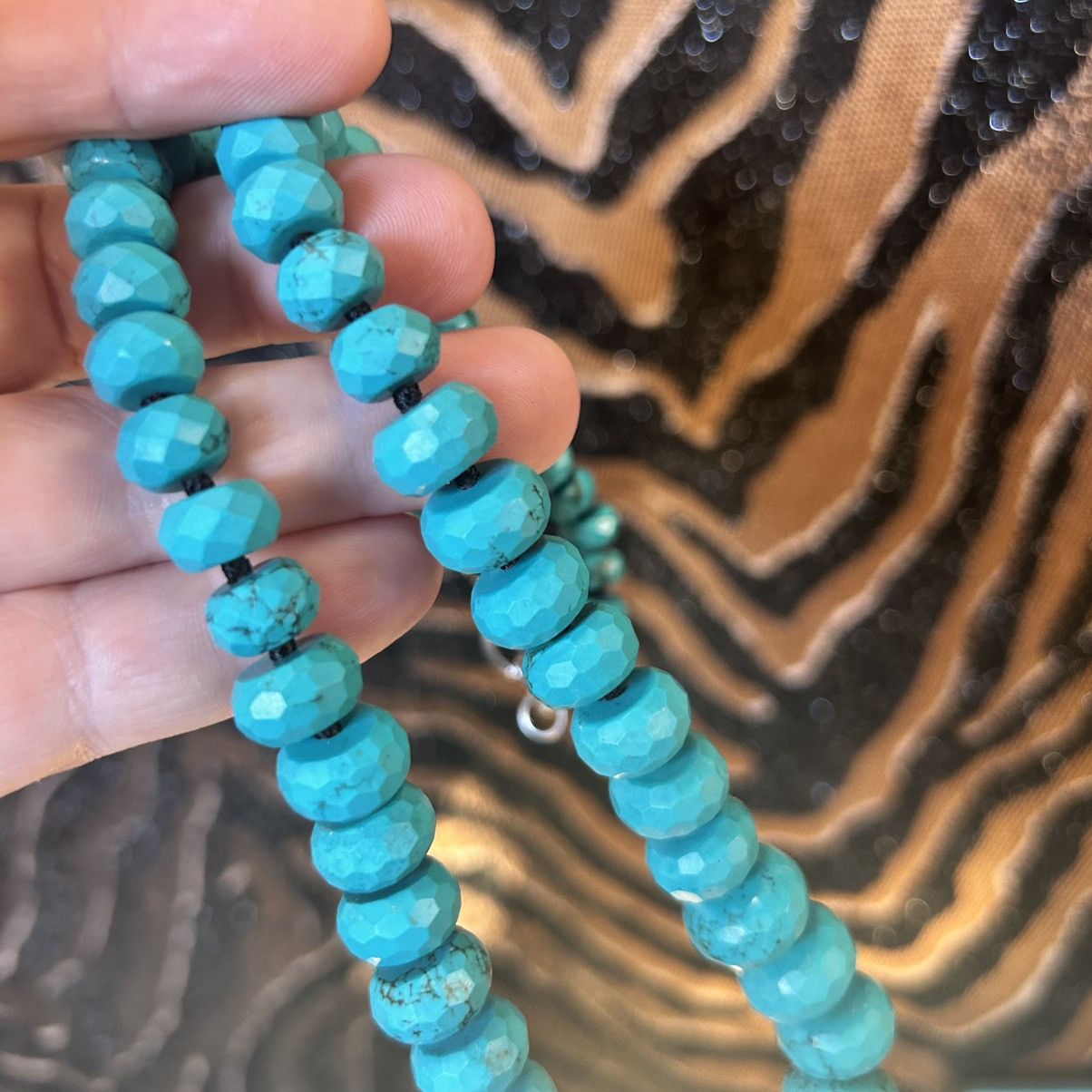 Vintage Vintage Lucas Lameth faceted graduated knotted necklace Size ONE SIZE - 6 Thumbnail