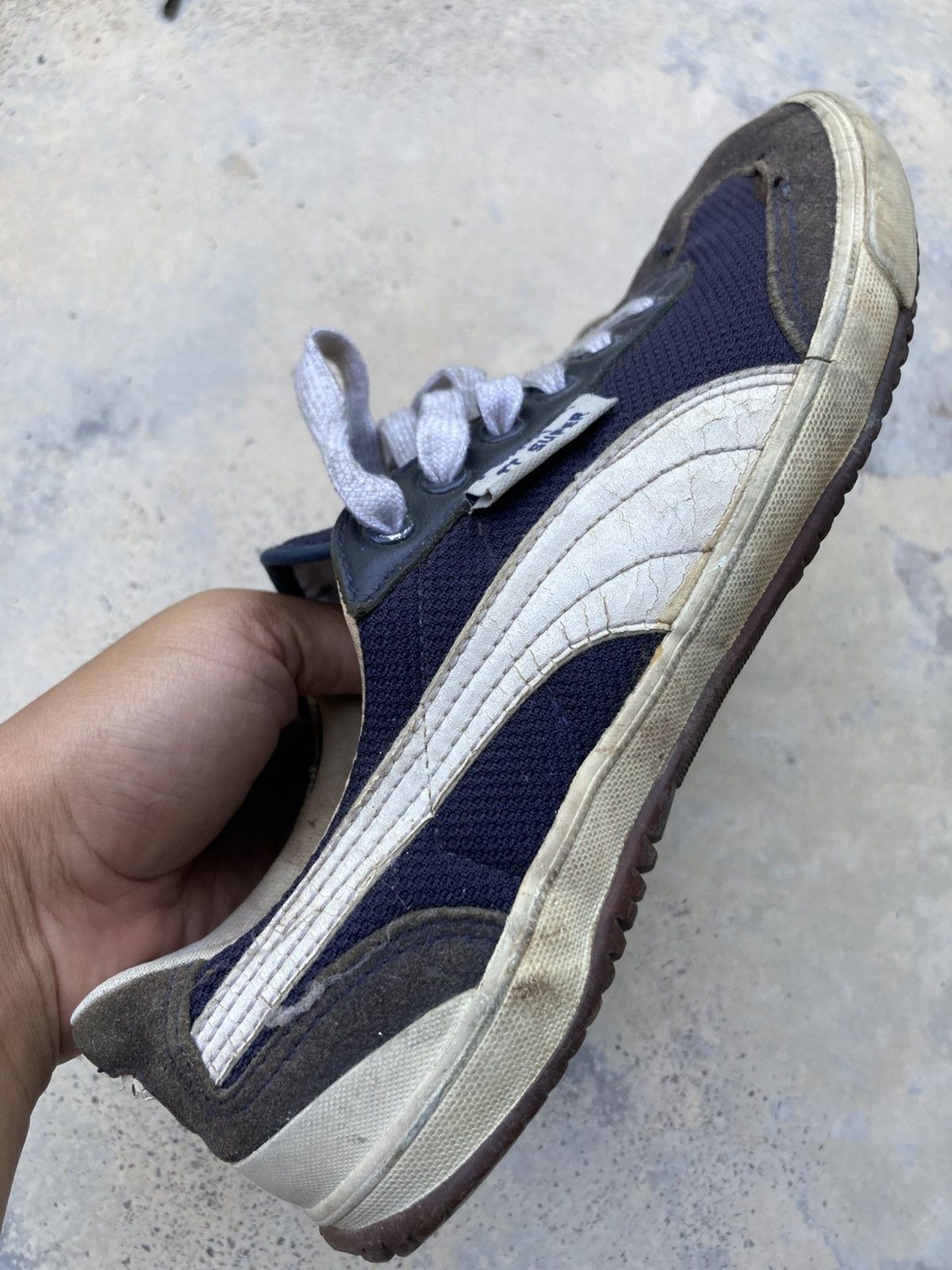 Puma × Vintage Vintage Puma TT Super Low Sneakers Shoe Size US 8.5 / EU 41-42 - 3 Thumbnail