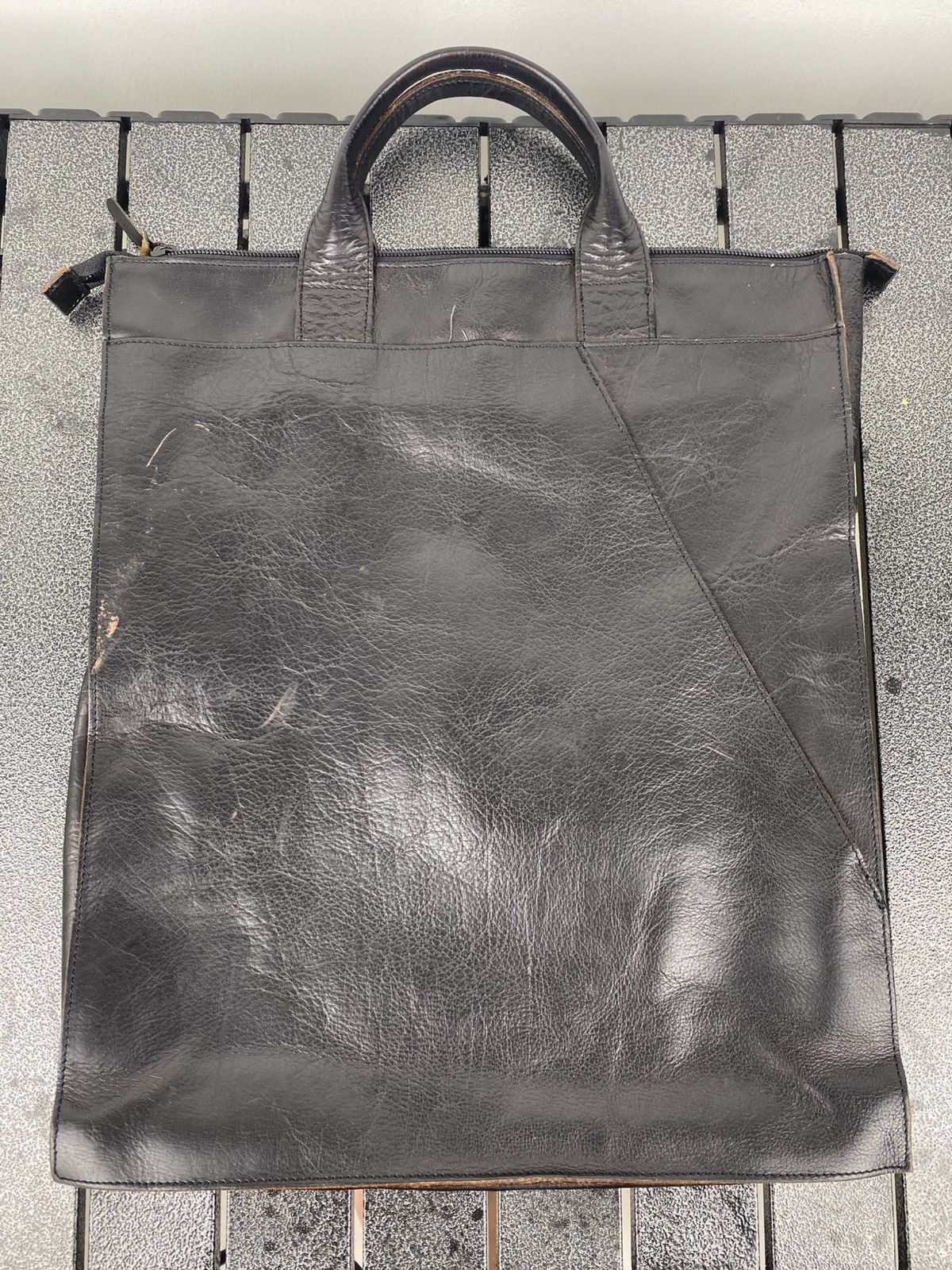Tsumori Chisato 2000’s Tsumori Chisato Patina Leather Tote Bag Size ONE SIZE - 6 Thumbnail