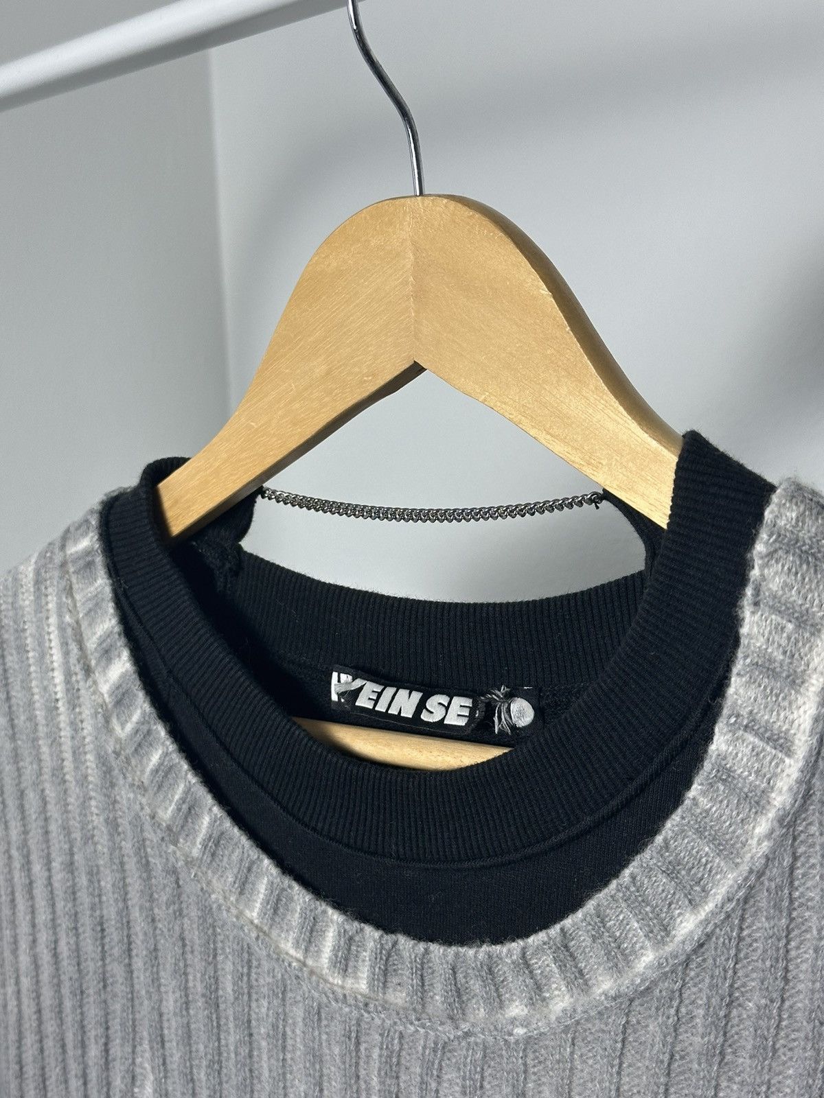 Hyein Seo Hyein Seo Distressed Knit Sweatshirt Size US M / EU 48-50 / 2 - 6 Thumbnail