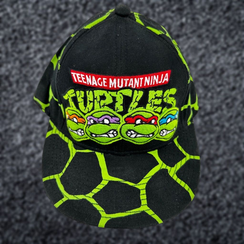 Nickelodeon Nickelodeon Teenage Mutant Ninja Turtles Hat Snapback Men One Size Black Adjustable Viacom 2011 Cartoon Accessories Size ONE SIZE - 1 Thumbnail