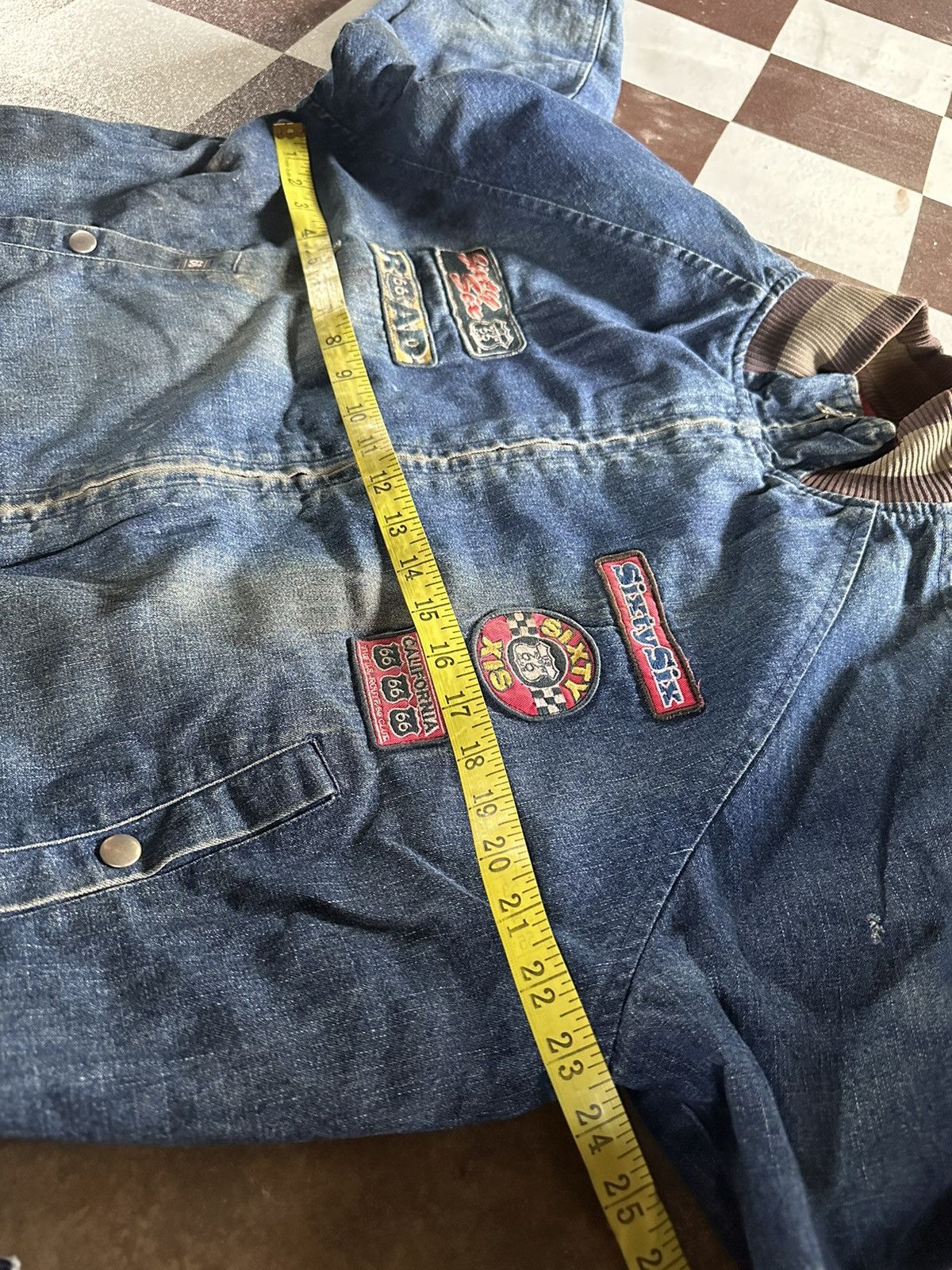 Vintage Vintage The U.S Route 66 club reversible jacket Size US L / EU 52-54 / 3 - 11 Thumbnail