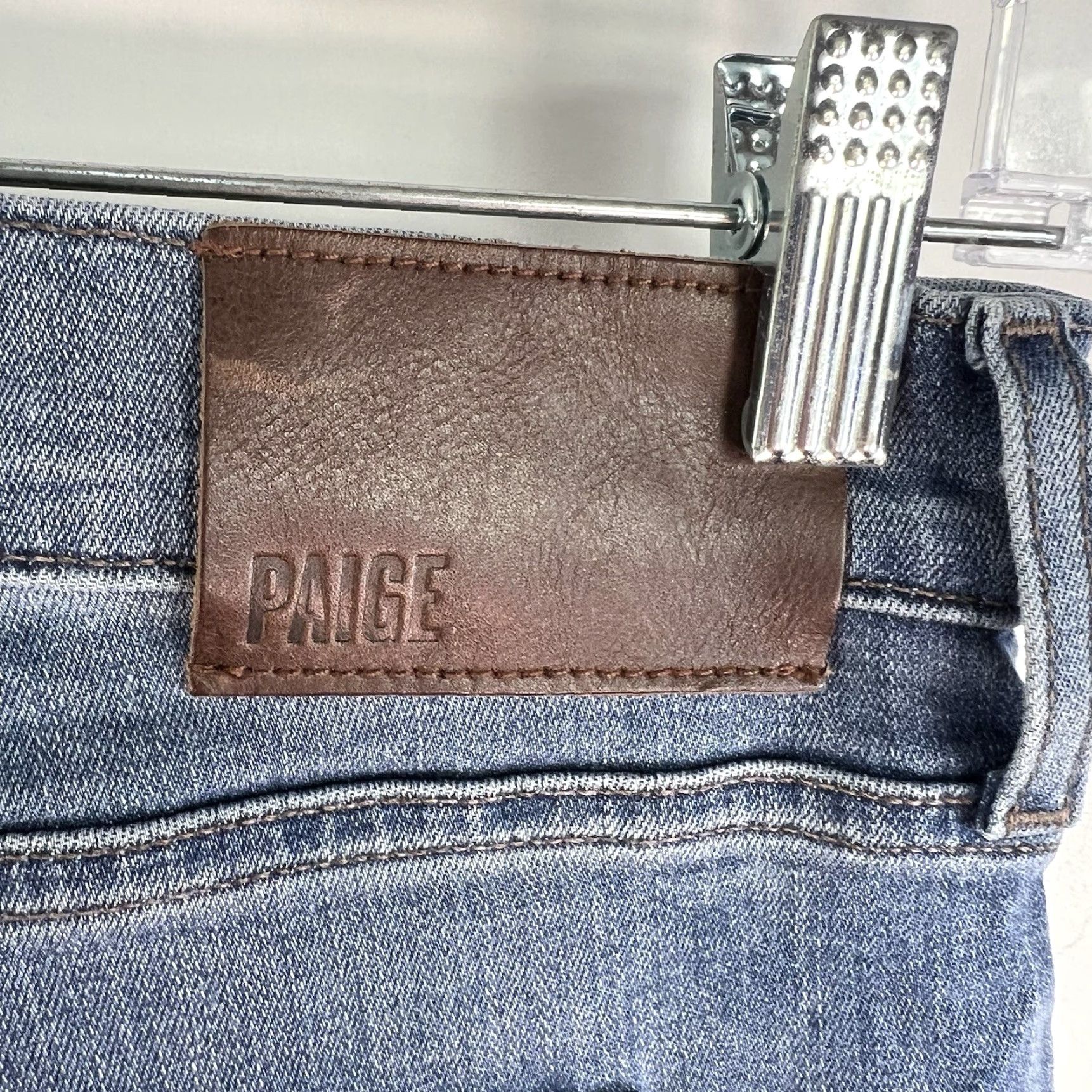 Paige VINTAGE Paige Men's Jeans Straight Leg Slim Fit Size 44 Blue Cotton Denim 34 Inseam Size US 44 / EU 60 - 6 Thumbnail