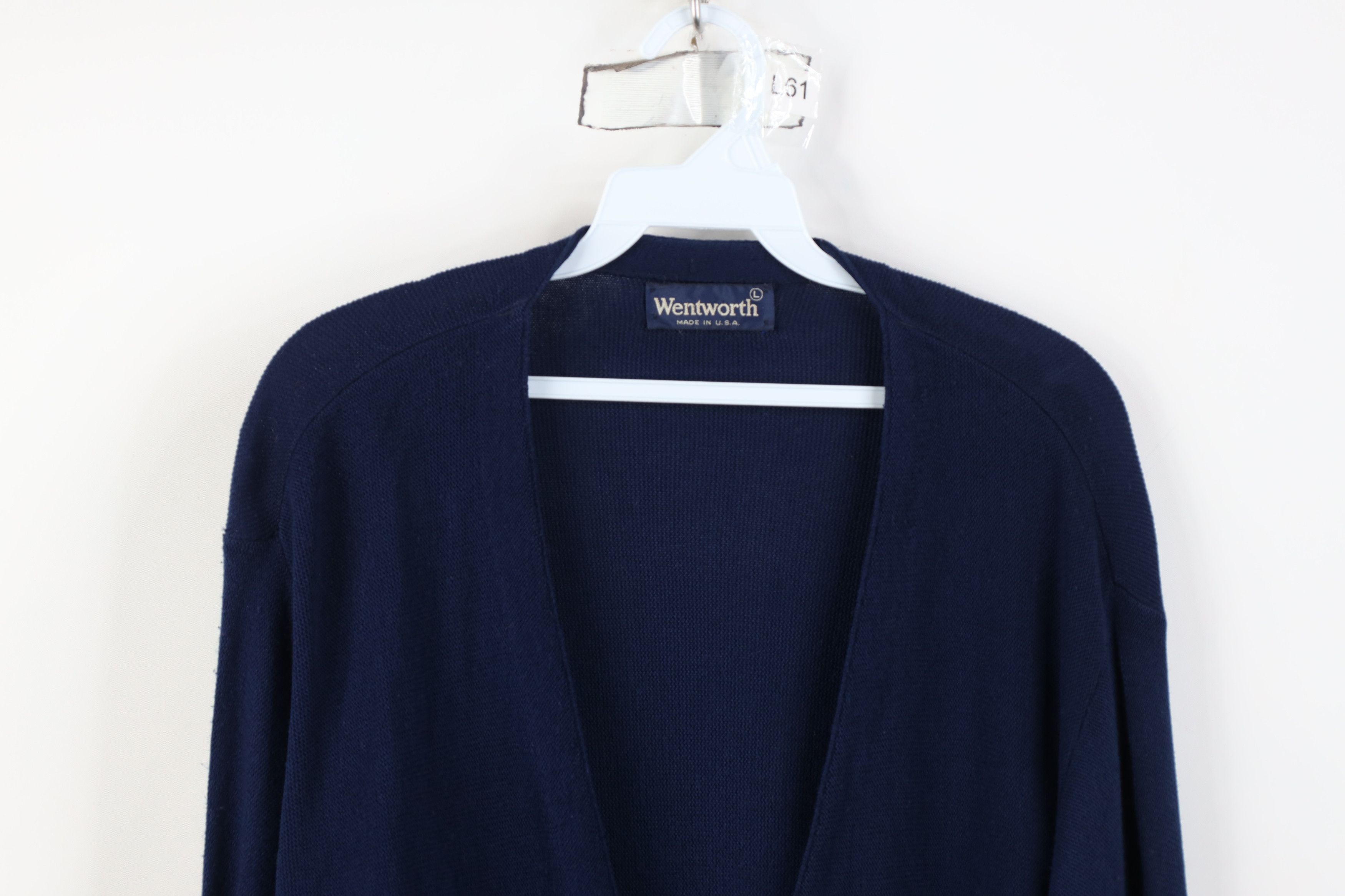 Vintage Vintage 70s Streetwear Lightweight Knit Cardigan Sweater USA Size US L / EU 52-54 / 3 - 2 Thumbnail