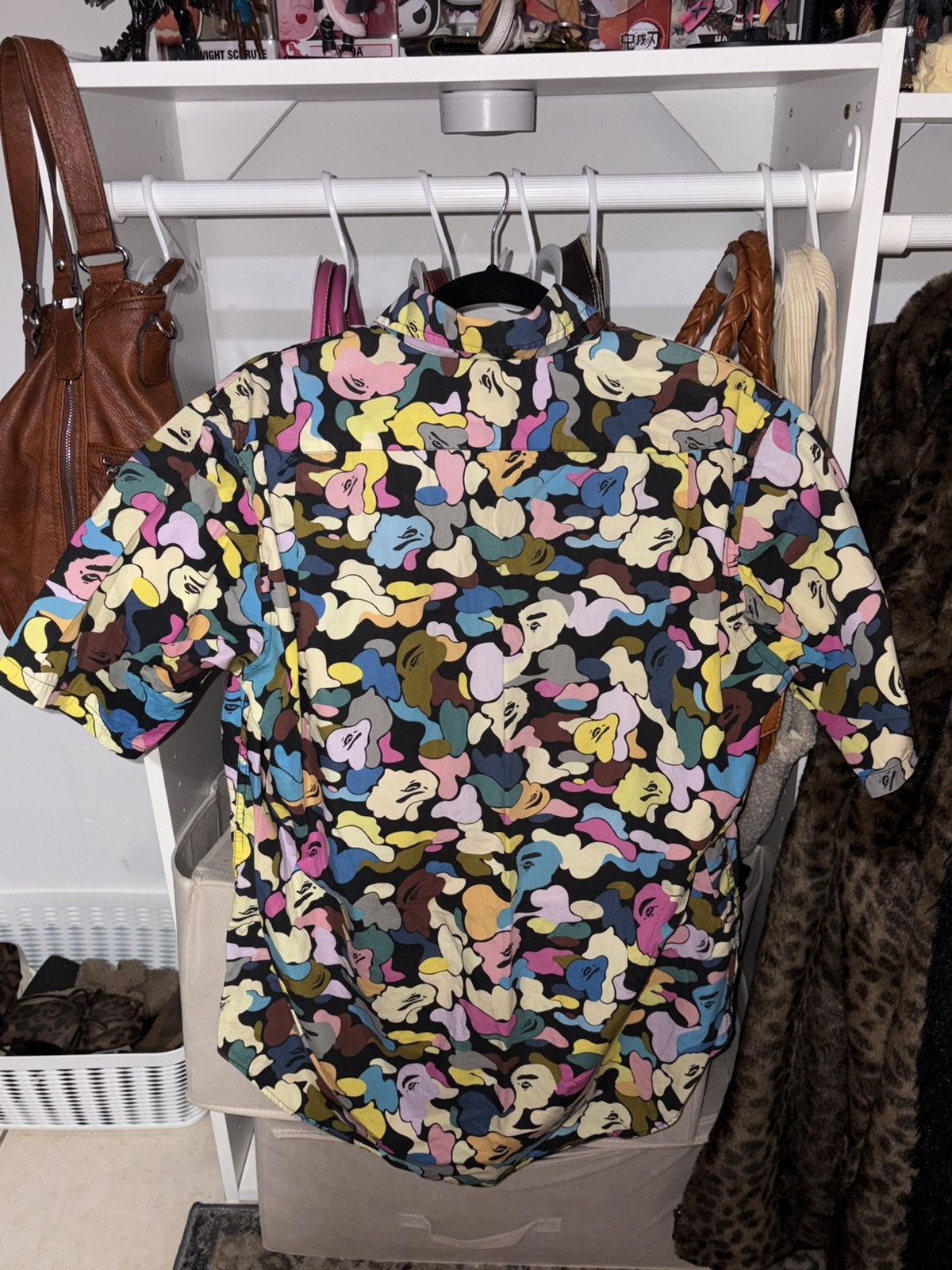 Bape RARE bathing ape button up shirt Size US L / EU 52-54 / 3 - 8 Thumbnail