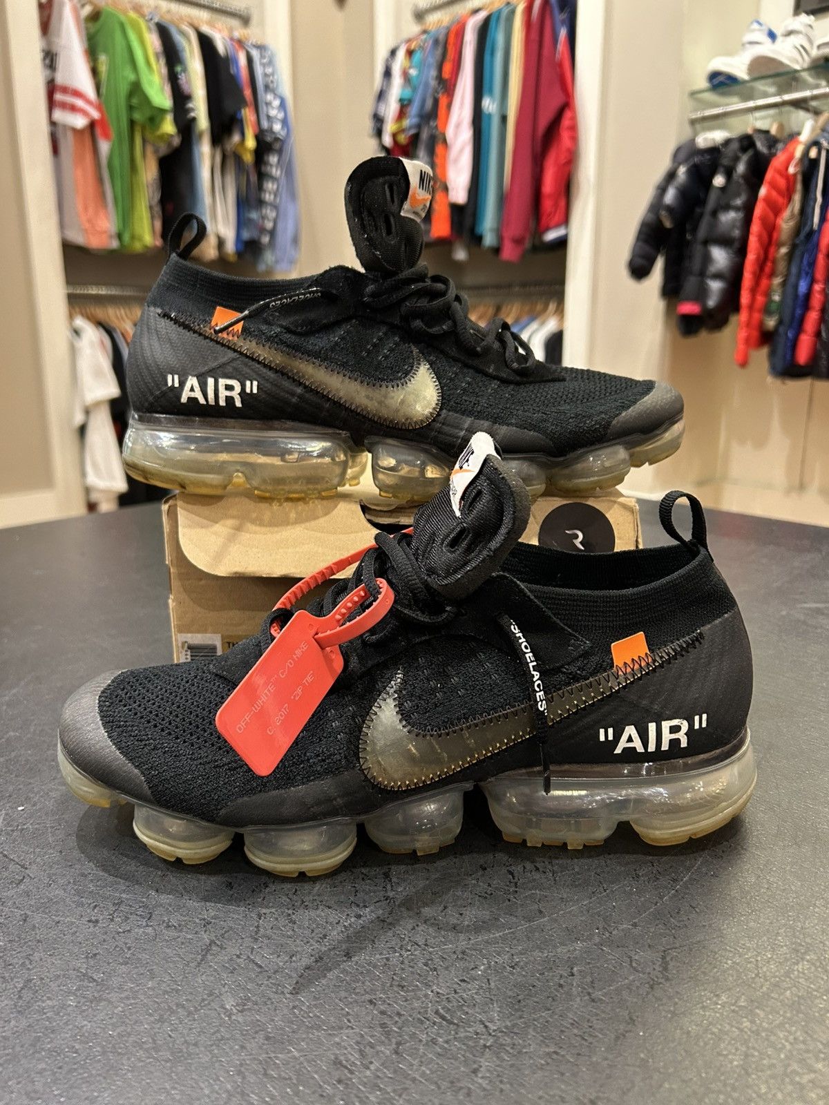 Nike Nike Air Vapormax ‘Off-White Black’ Size US 10.5 / EU 43-44 - 1 Thumbnail