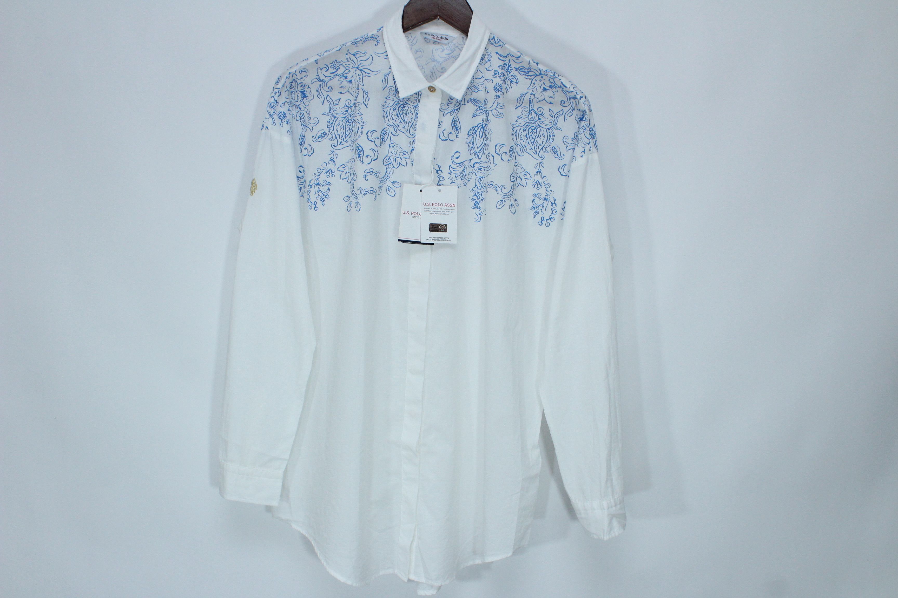 U.S. Polo Assn. US Polo Assn Blouse Size 40 Authentic Hype Size S / US 4 / IT 40 - 2 Thumbnail