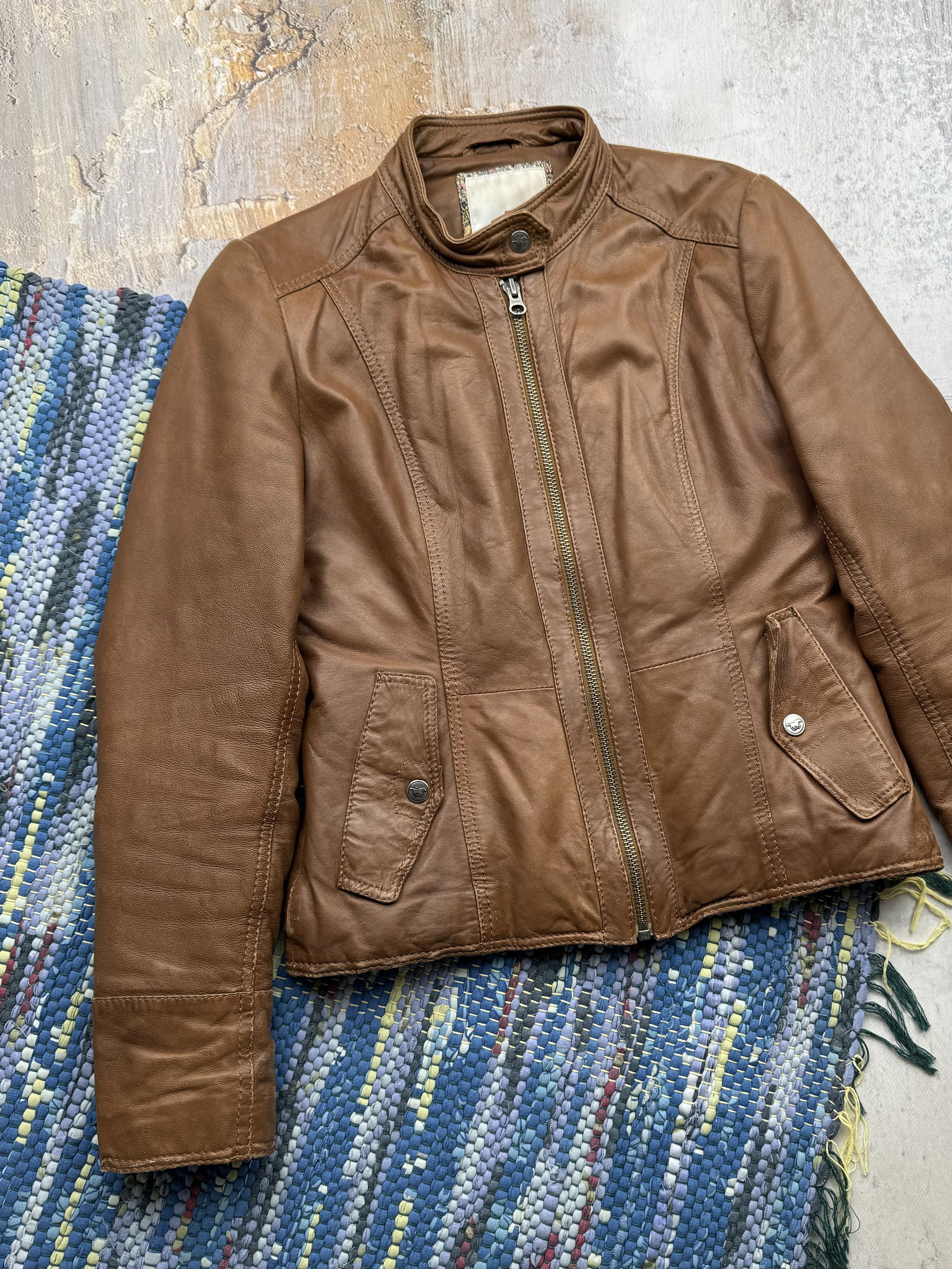 Vintage Vintage Leather Jacket A90D15(143) Size S / US 4 / IT 40 - 2 Thumbnail