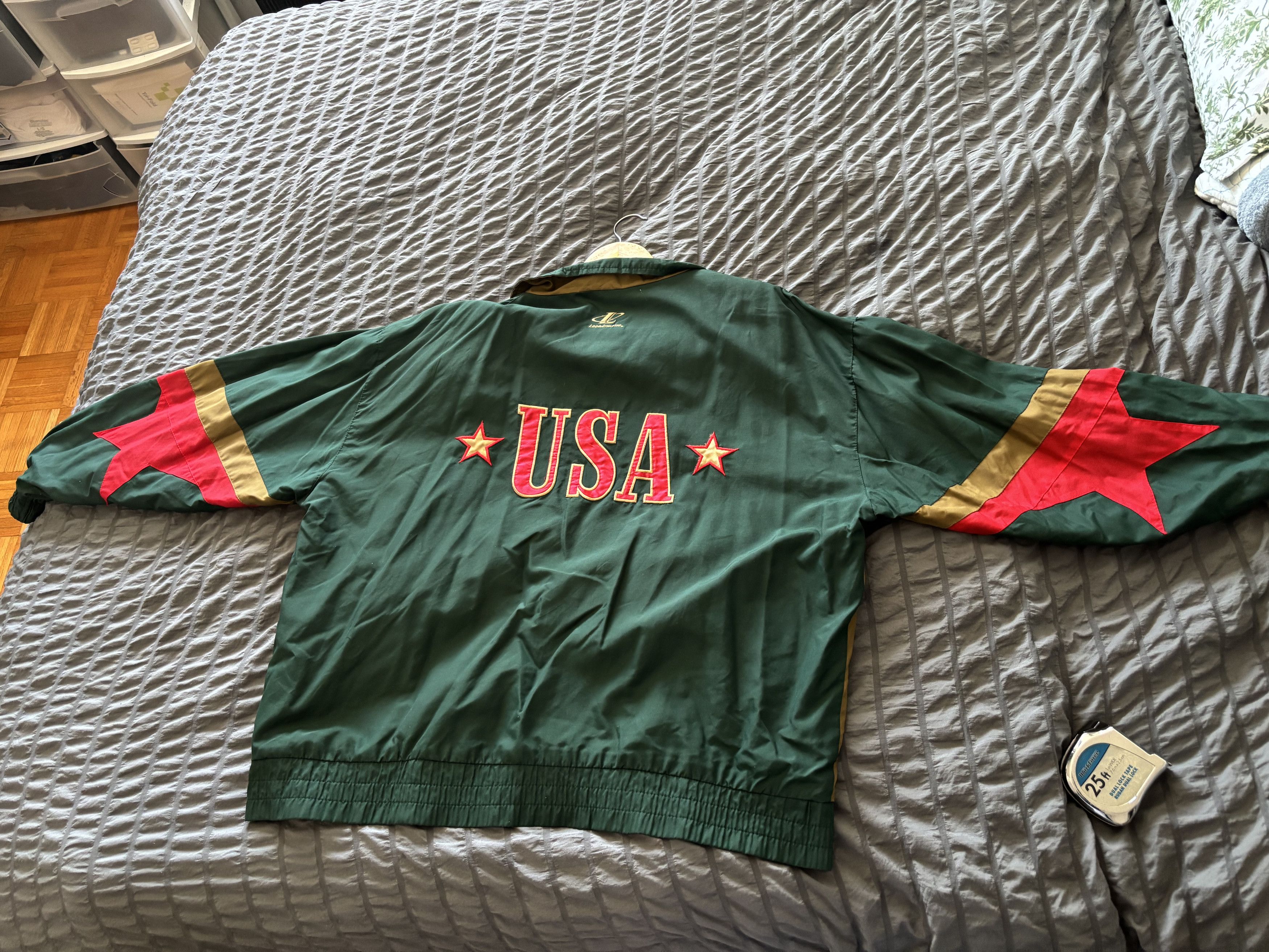 Logo Athletic × Vintage Atlanta 1996 Official Team USA Olympic Windbreaker Jacket Size US XL / EU 56 / 4 - 9 Thumbnail