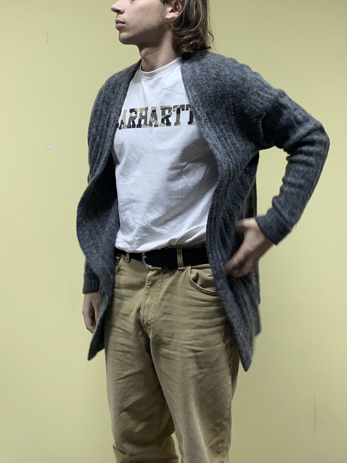 Acne Studios Acne Studios vintage kidmohair wool cardigan Size US S / EU 44-46 / 1 - 1 Thumbnail