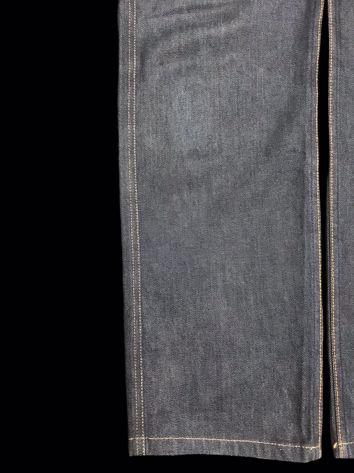 Japanese Brand 💥BIKER DENIM💥Raw SPELLBOUND Japan Sturdy Cargo Denim F208 Size US 35 - 8 Thumbnail