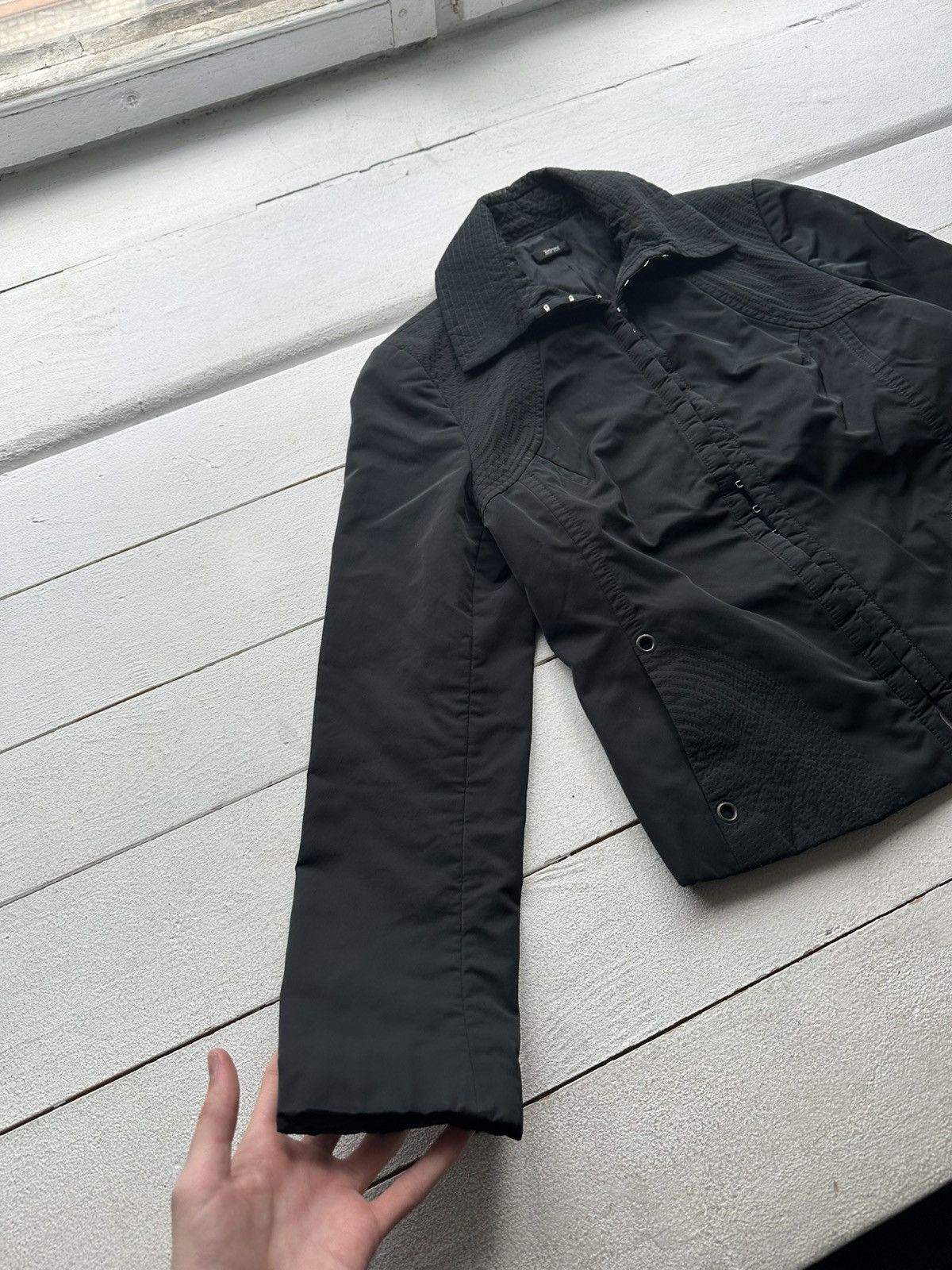 Hugo Boss × Vintage 🚨PRADA STYLE VINTAGE HUGO BOSS WOMEN JACKET Y2K LUXURY Size L / US 10 / IT 46 - 2 Thumbnail