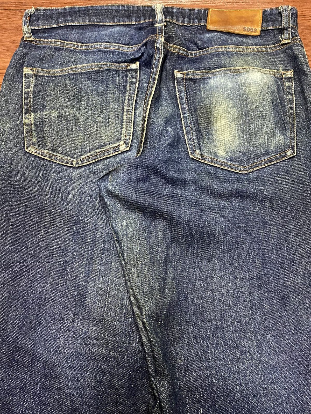 Japanese Brand Vintage Japanese Brands Uniqlo S003 Mud Wash Loose Jeans Size US 32 / EU 48 - 4 Thumbnail
