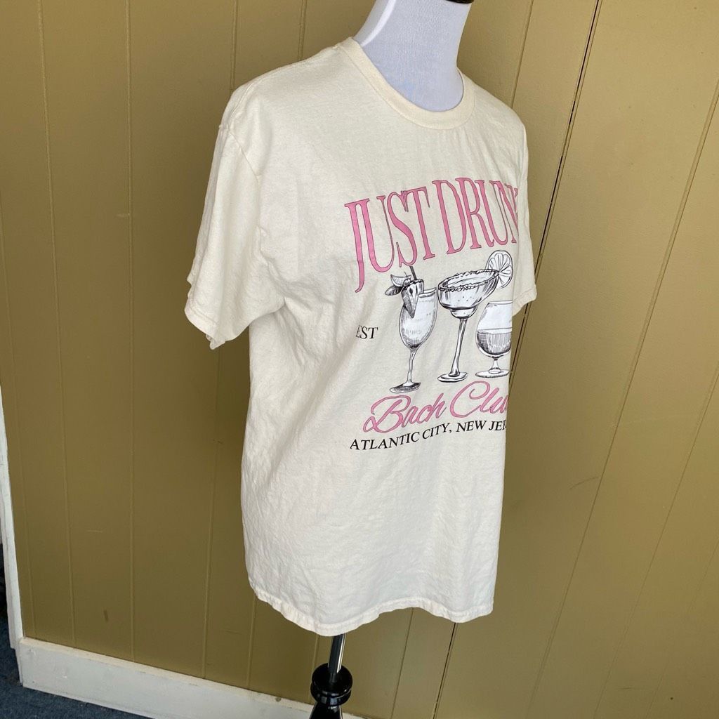Gildan Gildan women L 100% cotton Crewneck short sleeve graphic pri Size L / US 10 / IT 46 - 3 Thumbnail