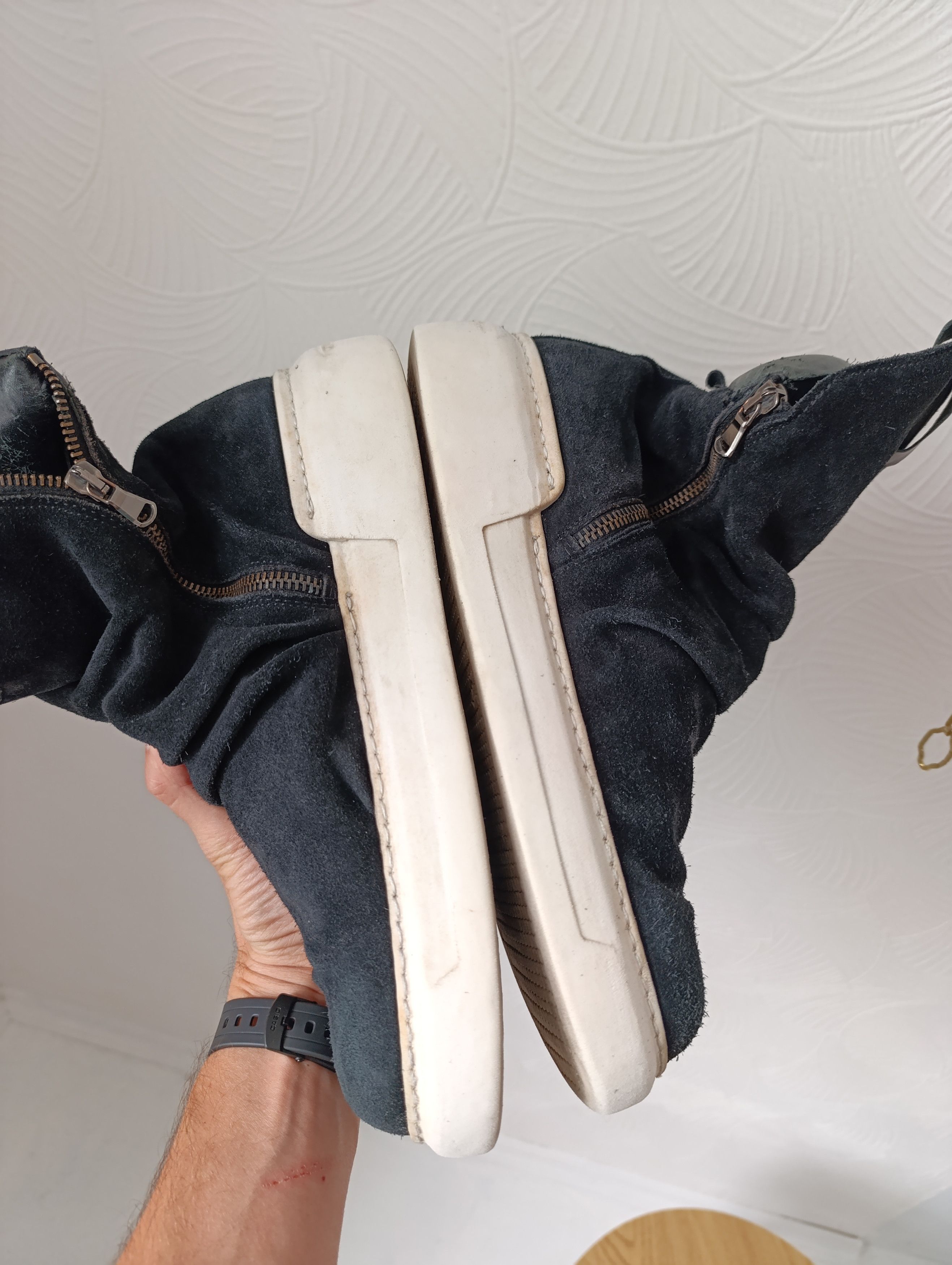 Vintage SAVIOB ARBATO MENS SUEDE HIGT SNEAKERS Size US 9 / EU 42 - 10 Thumbnail