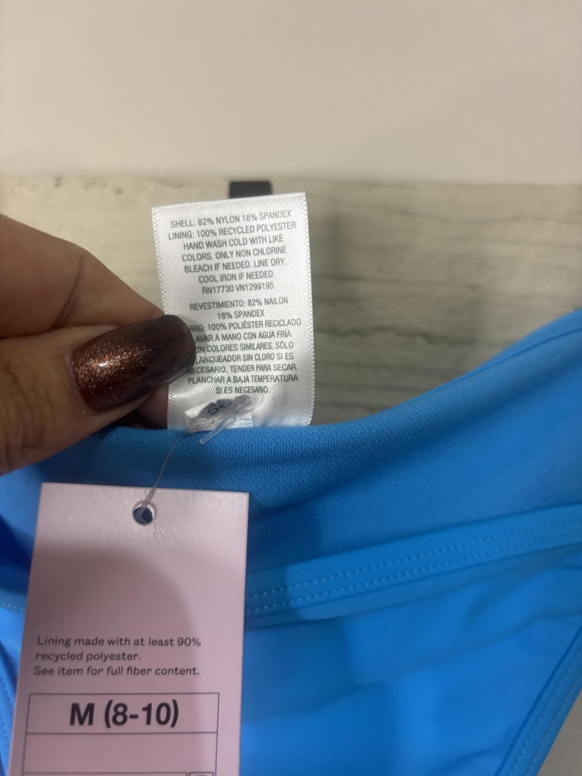 Designer Wild Fable Women's Blue Swim Bottom - Medium Size ONE SIZE - 5 Thumbnail