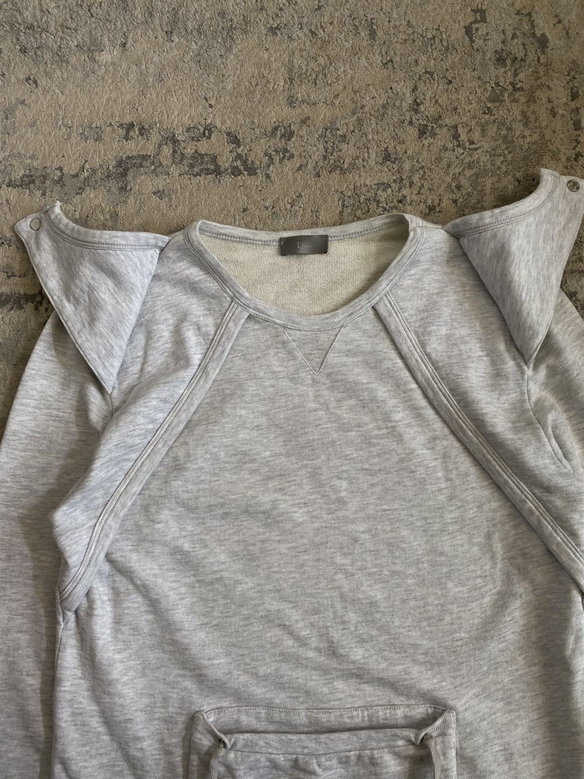 Dior × Hedi Slimane SS07 Kangaroo Pouch Sweatshirt Size US S / EU 44-46 / 1 - 5 Thumbnail