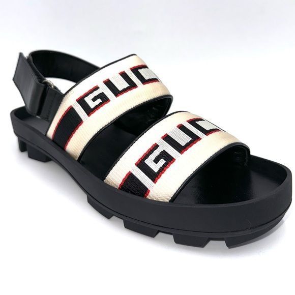Gucci GUCCI Nylon Cirano Lux Stripe Mens Cleat Sole  display picture 3