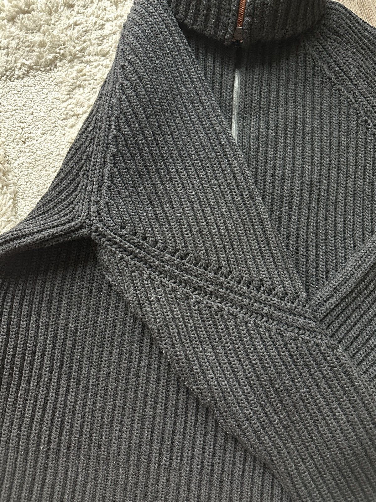 Ermenegildo Zegna Zegna Wool Sweater Pullover 3/4 quarter zip Size US M / EU 48-50 / 2 - 4 Thumbnail