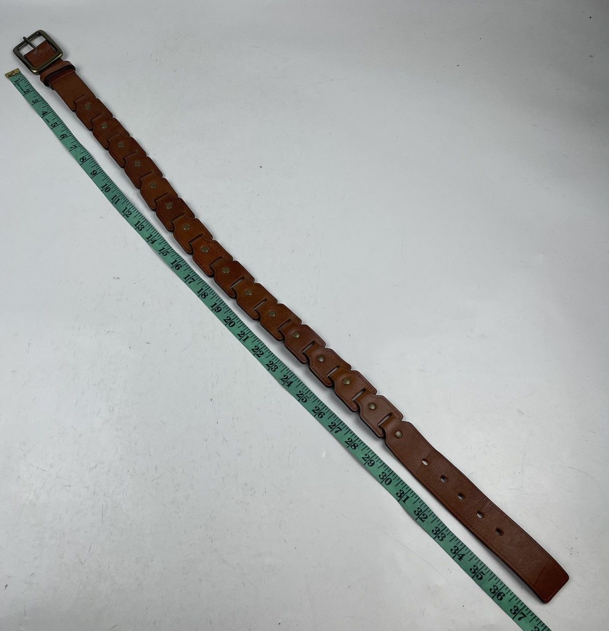 Seditionaries custom made super rare design leather belt tc36 Size 34 - 6 Thumbnail