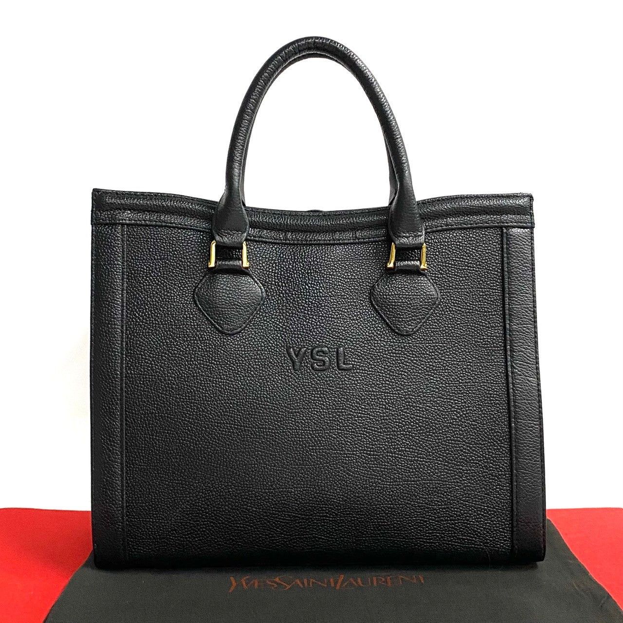 Yves Saint Laurent Yves Saint Laurent Handbag Black Leather Size ONE SIZE - 1 Thumbnail